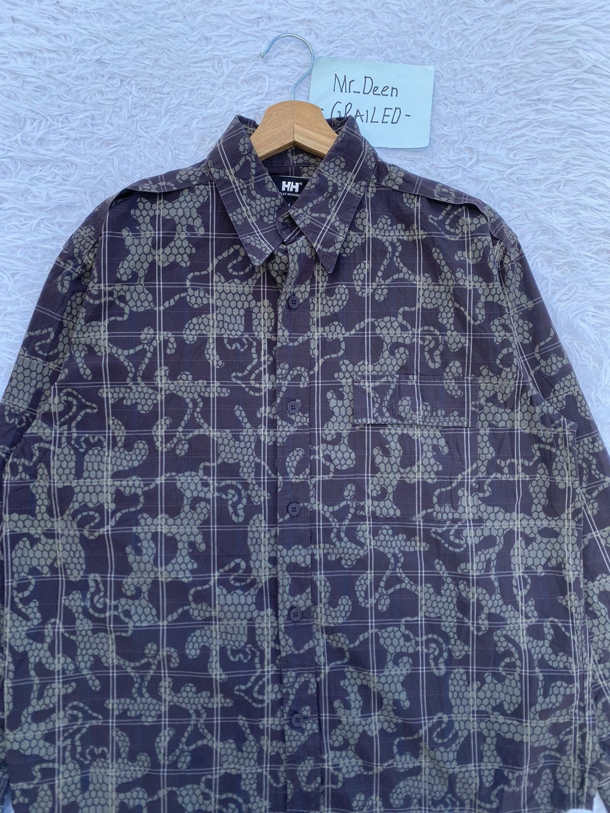 Helly Hansen Rare Helly Hansen Camo Button Ups Shirt Size US M / EU 48-50 / 2 - 8 Thumbnail