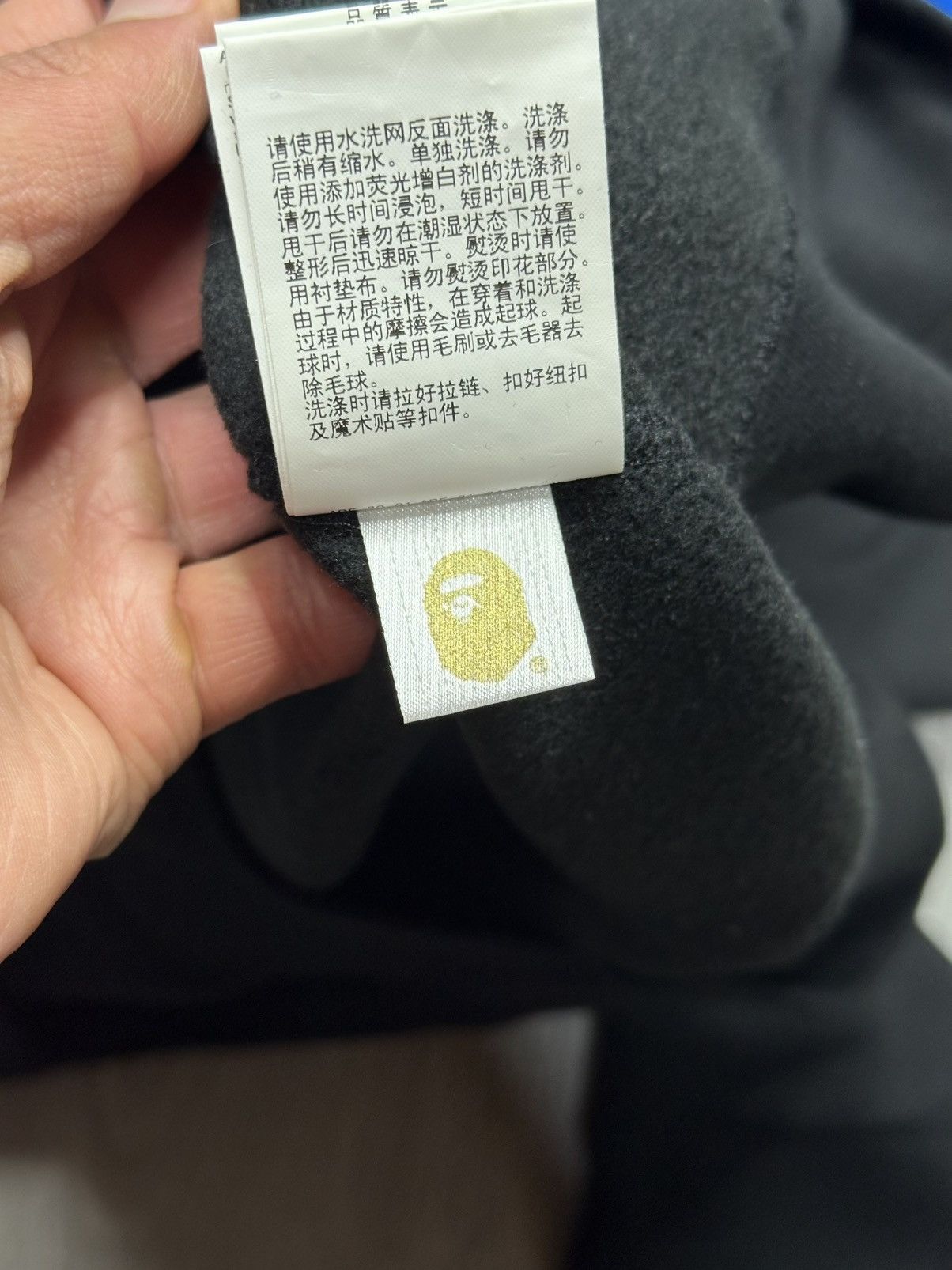 Bape Bape Mix Material Half Zip Pullover Hoodie Black Size US L / EU 52-54 / 3 - 7 Thumbnail