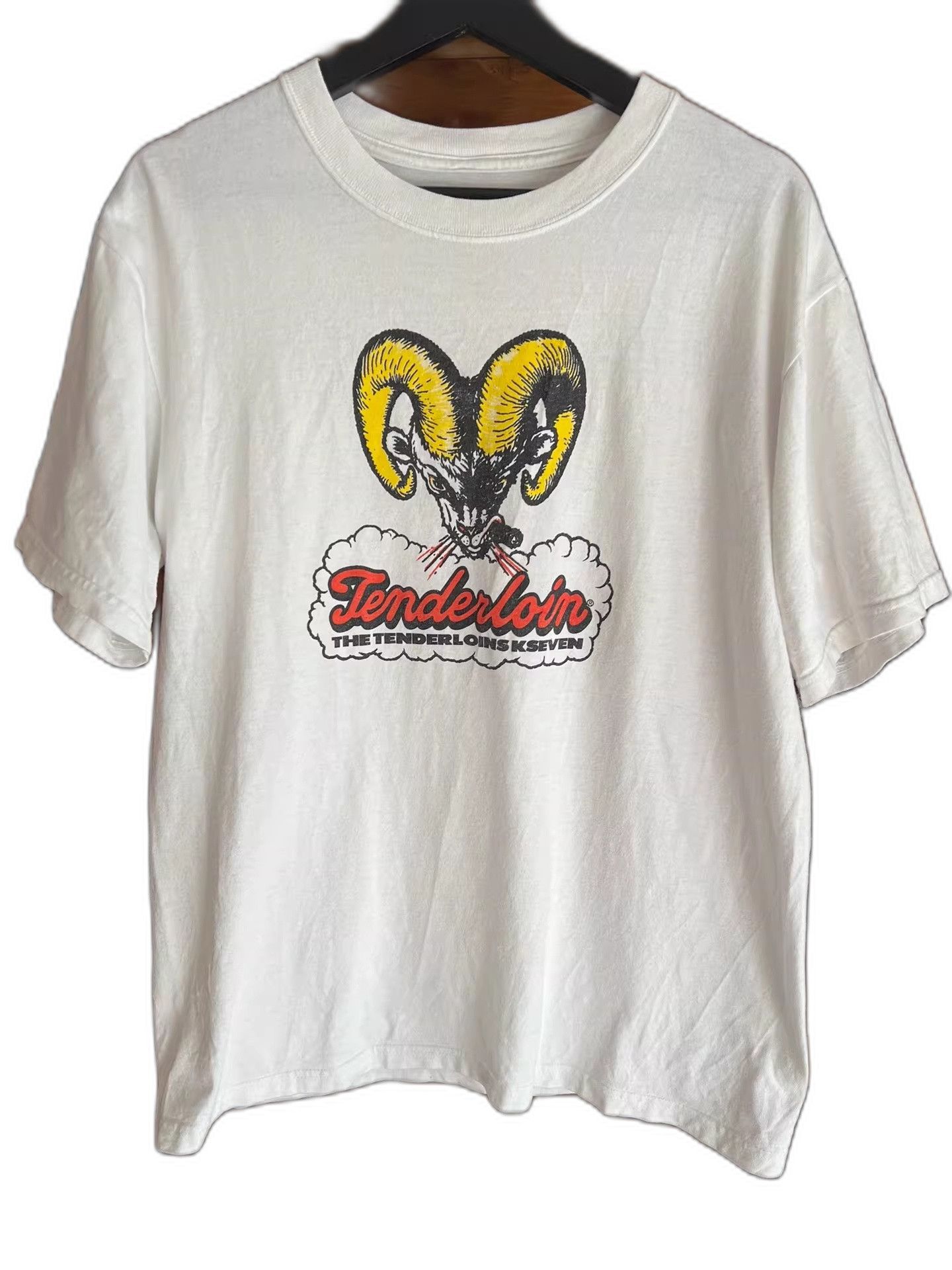 Tenderloin Tenderloin K-7 White Ram Head T-shirt Size US M / EU 48-50 / 2 - 1 Thumbnail