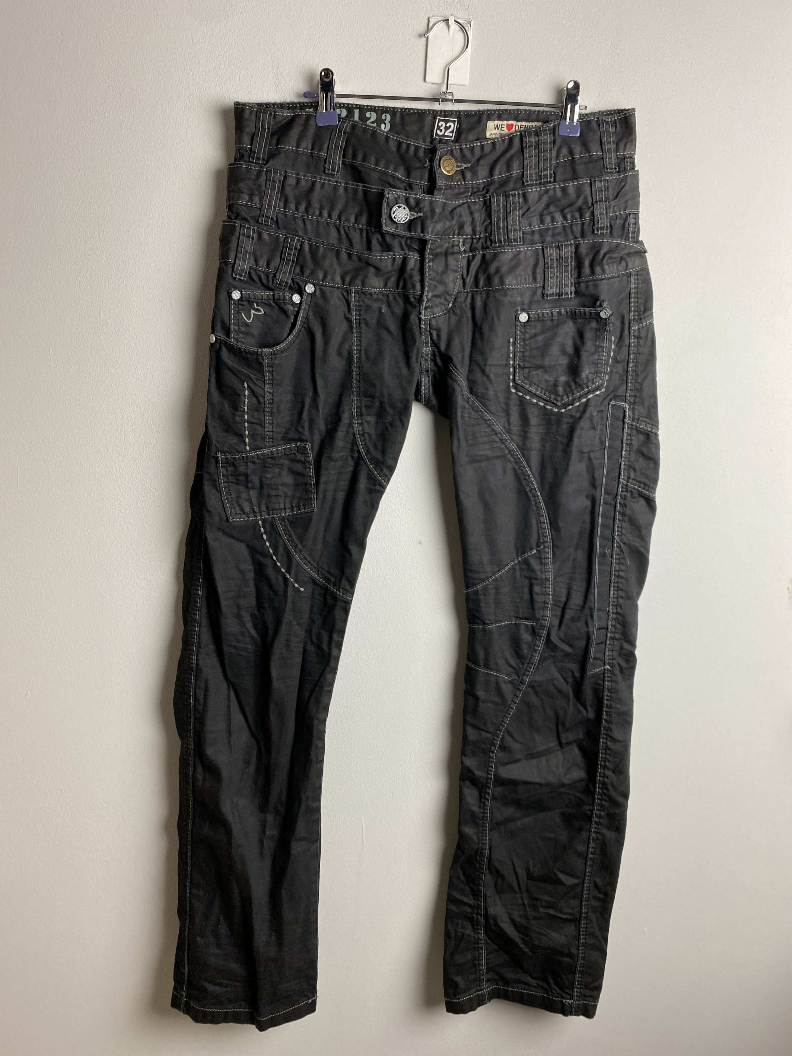 Affliction × Japanese Brand Okishana Samoki Japrag denim jeans pants japan alternative Size US 32 / EU 48 - 2 Thumbnail