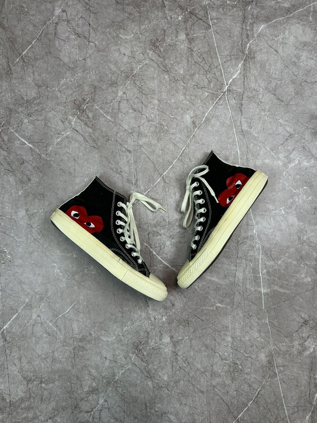 Comme des Garcons × Comme des Garcons PLAY × Converse Comme Des Garcons CDG PLAY x Converse Chuck Taylor 70s High Size US 7.5 / EU 40-41 - 1 Thumbnail