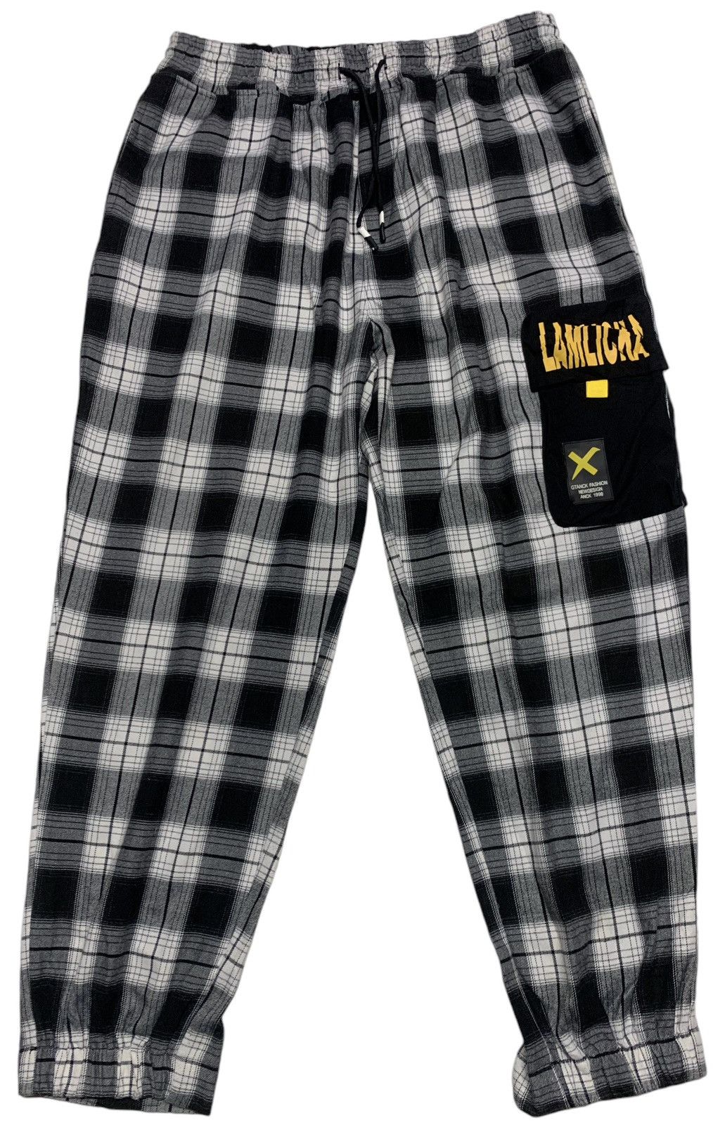 Designer LAMLICHA Korean plaid pants men Size US 34 / EU 50 - 7 Thumbnail