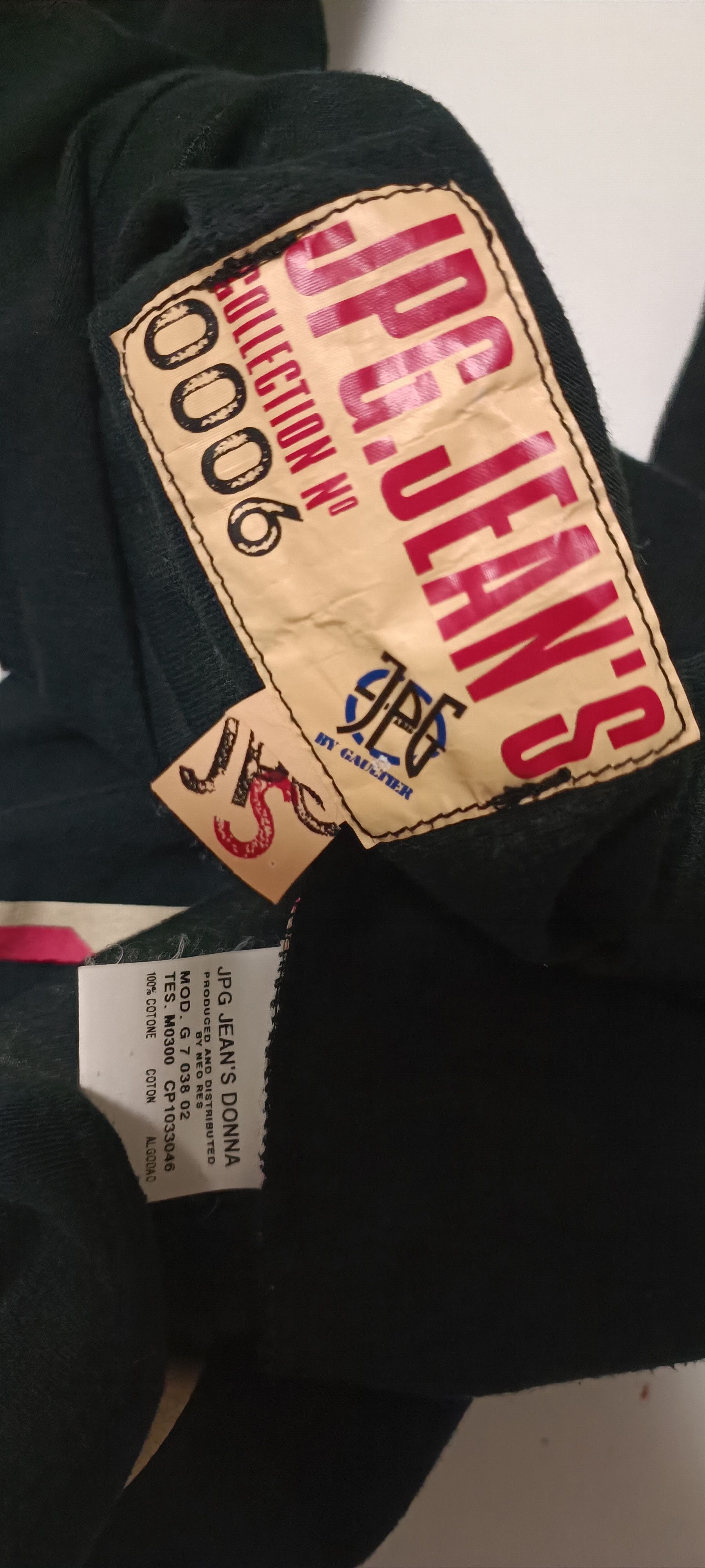 Jean Paul Gaultier 2003 - Fragile logo top - JPG-JEANS - Collection number 6 Size S / US 4 / IT 40 - 13 Thumbnail