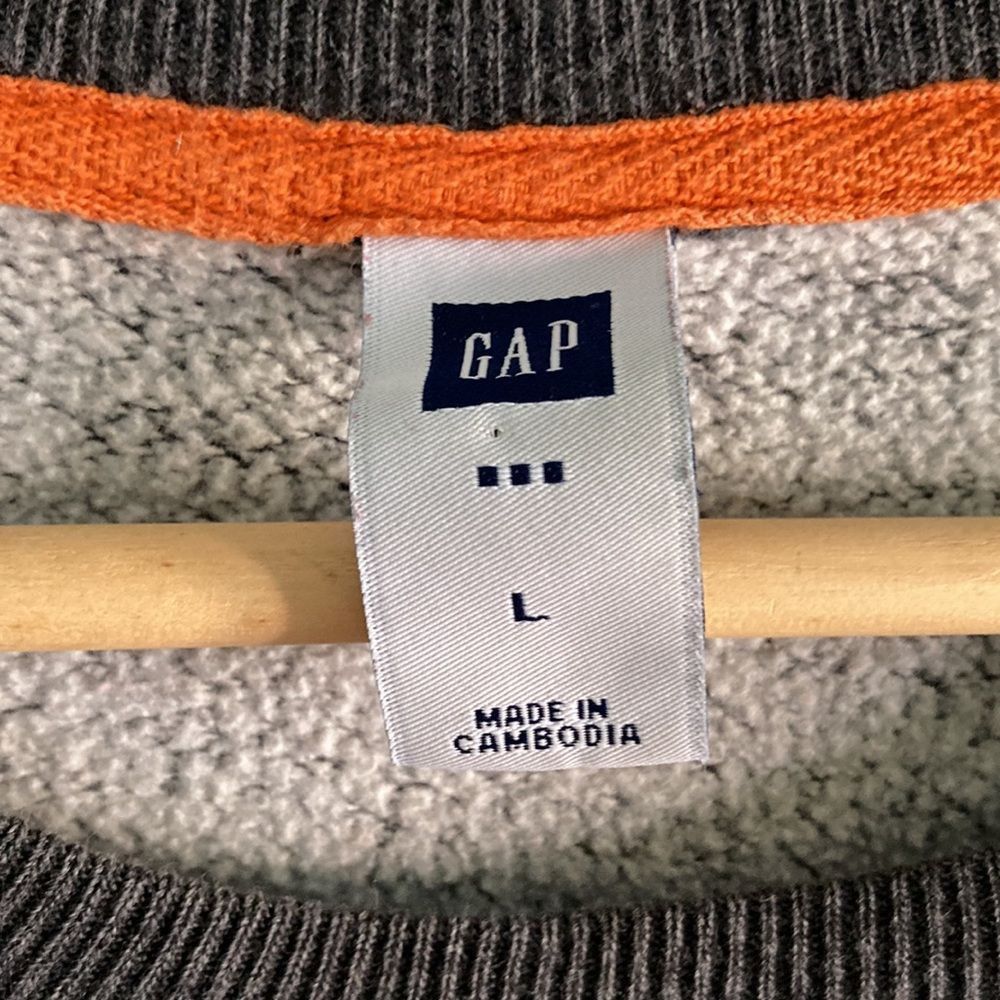 Gap Mens Gray Gap Sweatshirt Size L Size US L / EU 52-54 / 3 - 4 Thumbnail