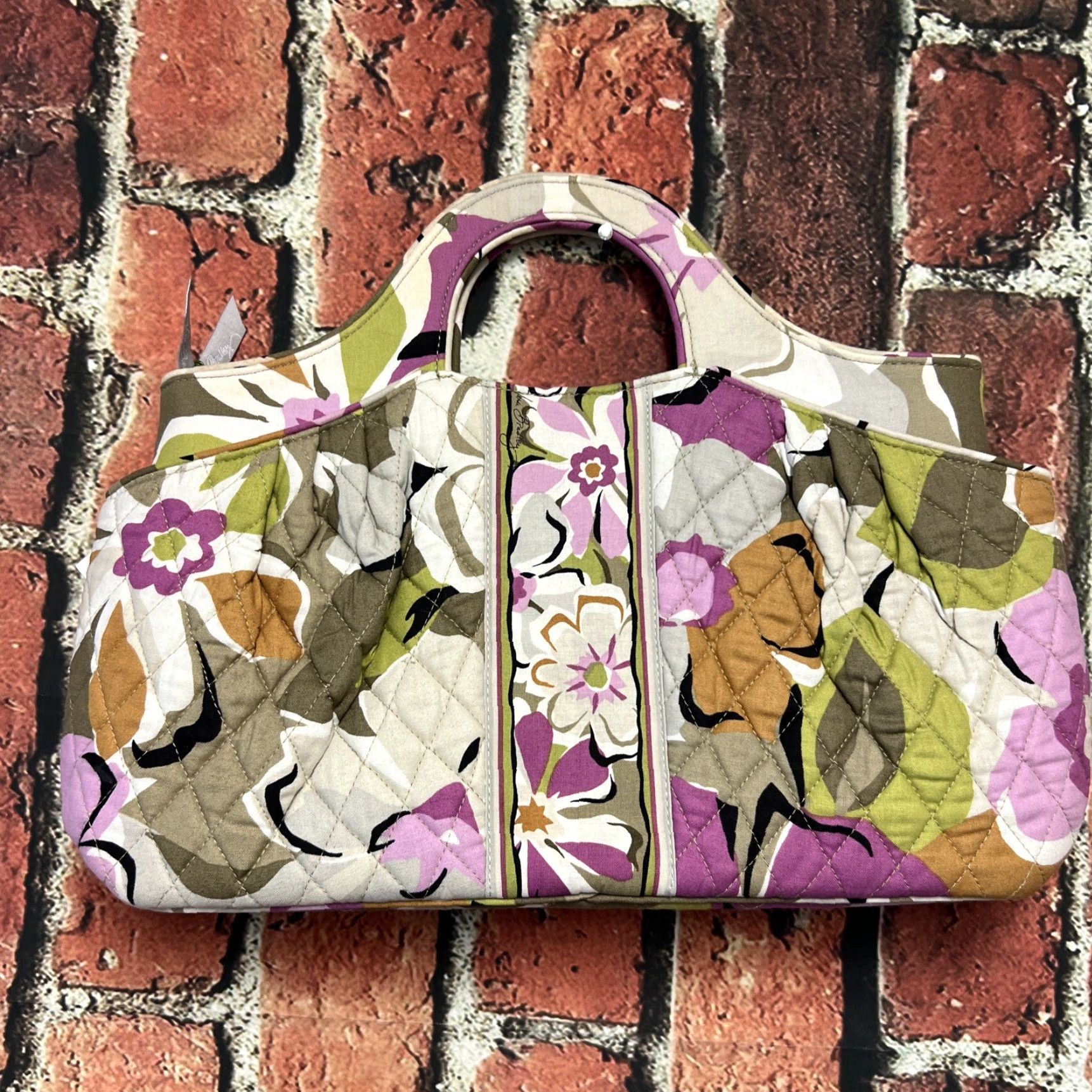 Vera Bradley Vera Bradley Portobello Road Abby Handbag Clutch 15x8x3” NWT Multicolor Flower Quilted Zipper Logo Womens Size ONE SIZE - 2 Thumbnail