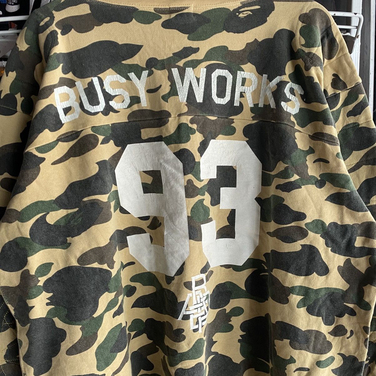 Bape 2006 Bape Green ASNKA / General Raiders Logo Rip Crewneck Size US XL / EU 56 / 4 - 14 Thumbnail