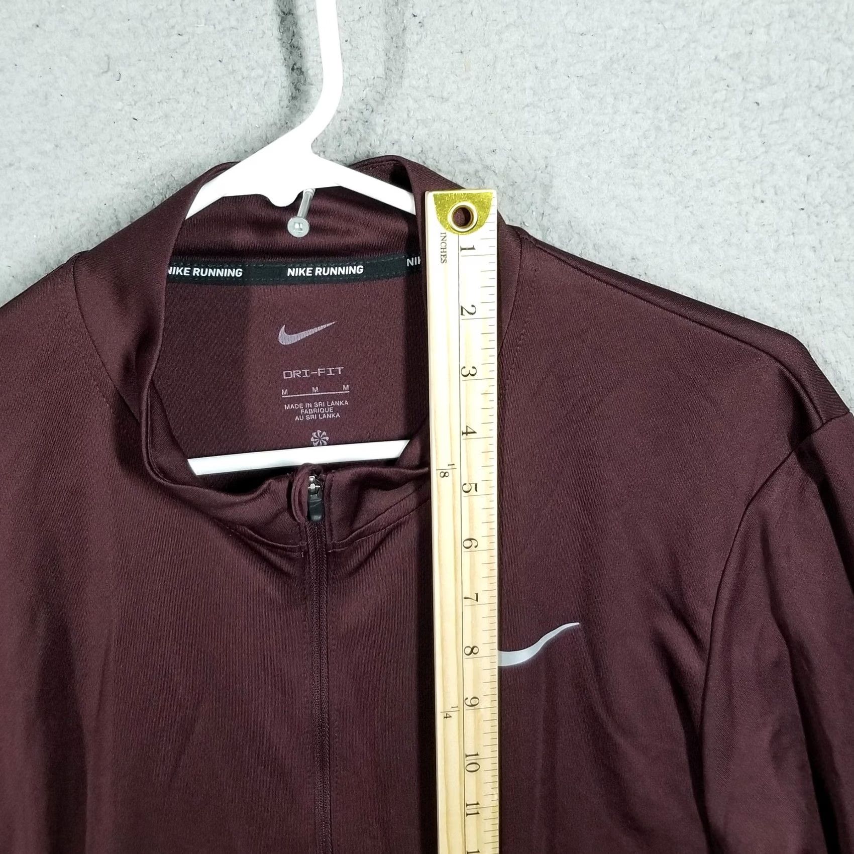 Nike Nike Dri-FIT Pacer Half-Zip Top Men's Medium Running Sports Red Size US M / EU 48-50 / 2 - 5 Thumbnail
