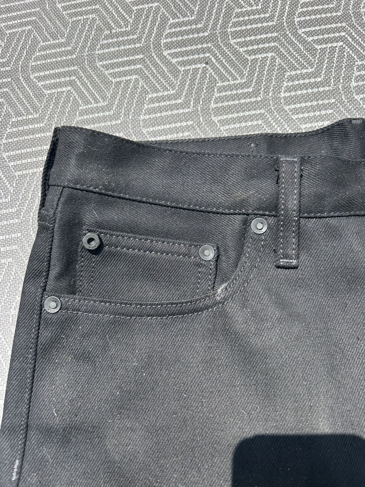 Off-White Off-White Black Denim Shorts/Jorts Size US 30 / EU 46 - 4 Thumbnail