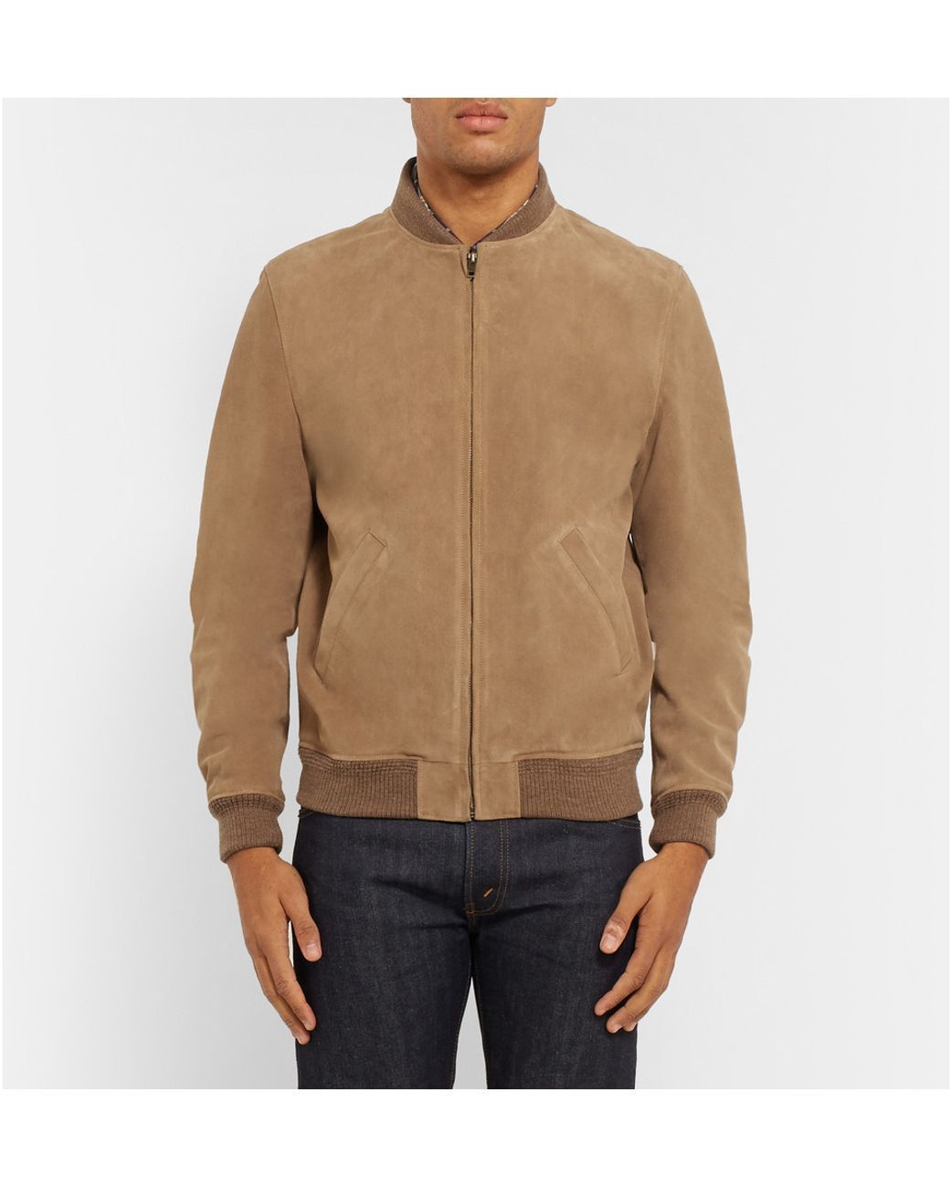 A.P.C. × Louis W. Ferries Suede Bomber Jacket Size US S / EU 44-46 / 1 - 4 Thumbnail