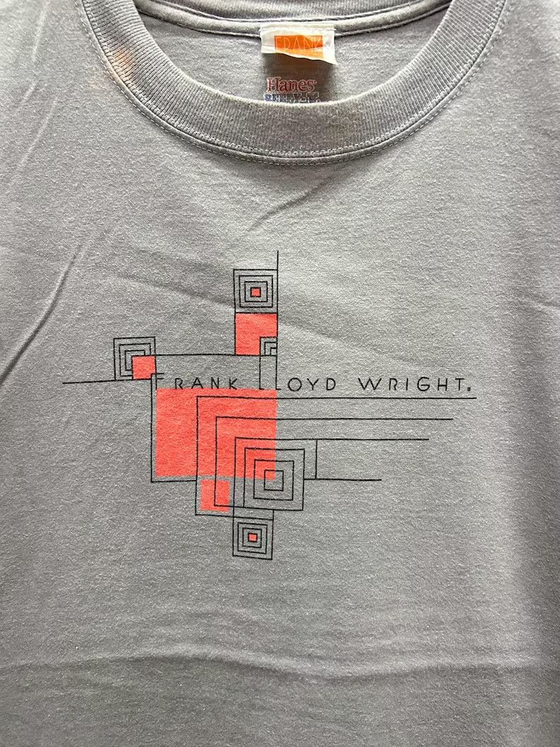 Vintage Vintage 2000s Frank Lloyd Wright Art tshirt size L Size US L / EU 52-54 / 3 - 3 Thumbnail