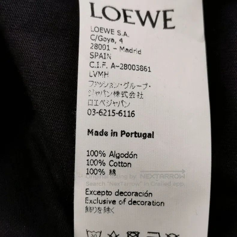 Loewe Loewe Cotton Solid Color Openwork Round Neck T-Shirt Size S / US 4 / IT 40 - 6 Thumbnail