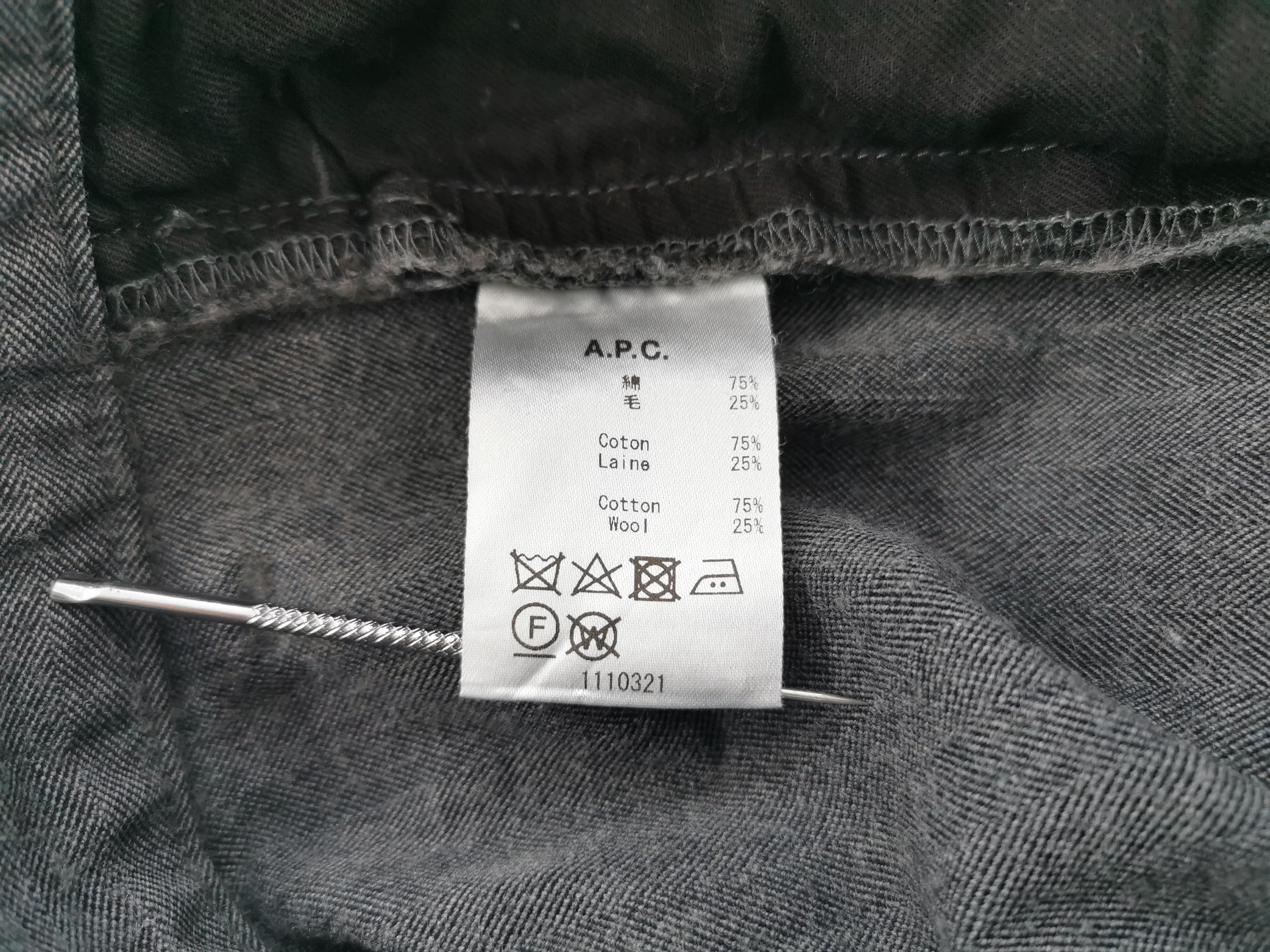 A.P.C. Vintage 90's A.P.C. Women Wool Pants Size S Waist 28 Size 28" / US 6 / IT 42 - 8 Thumbnail