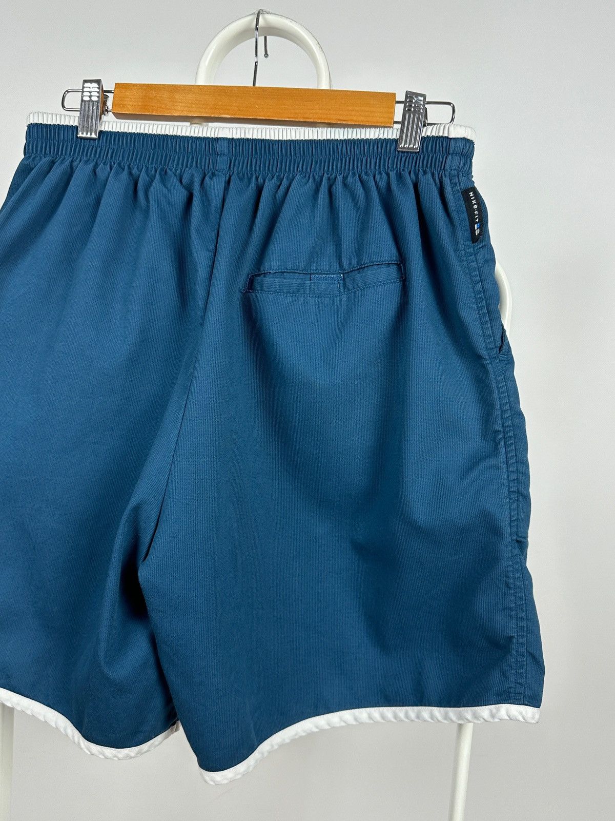 Nike 90s Vintage Nike Tennis Court Navy Shorts Andre Agassi Size US 32 / EU 48 - 10 Thumbnail