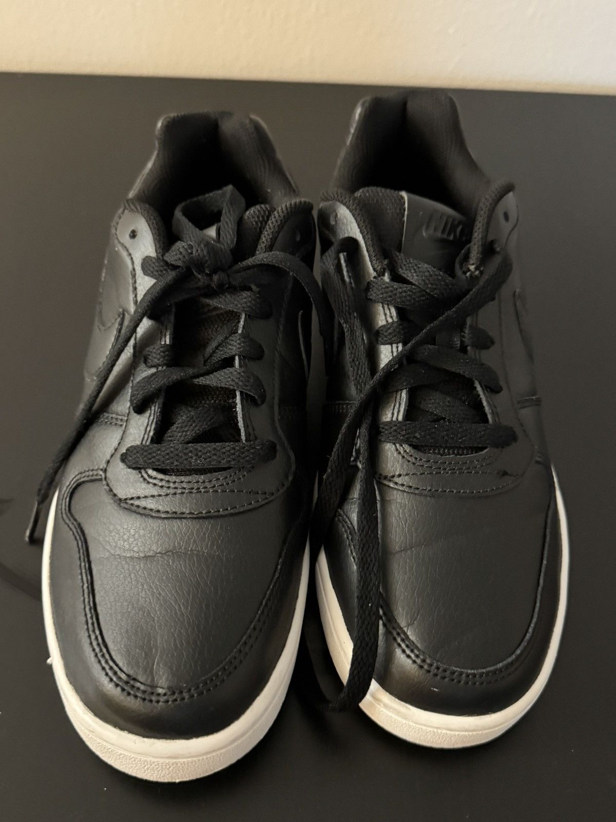 Nike Nike Ebernon Low Black White Athletic Shoes Women's Size 8 Size US 8 / IT 38 - 5 Thumbnail