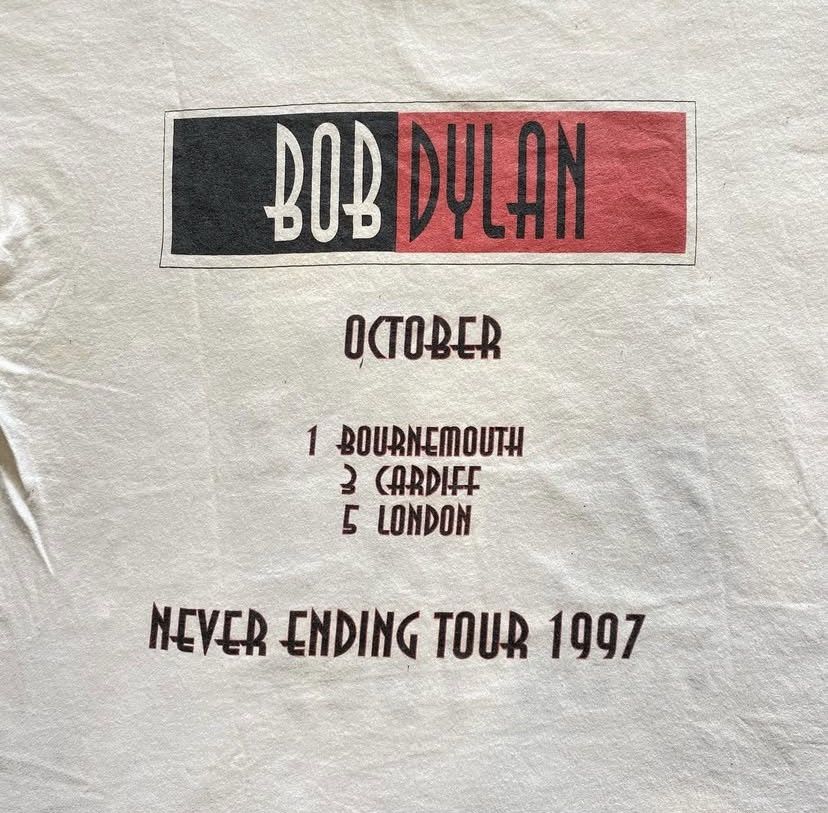 Band Tees × Vintage Vintage Bob Dylan tshirt “Never Ending Tour 1997” Size US XL / EU 56 / 4 - 7 Thumbnail