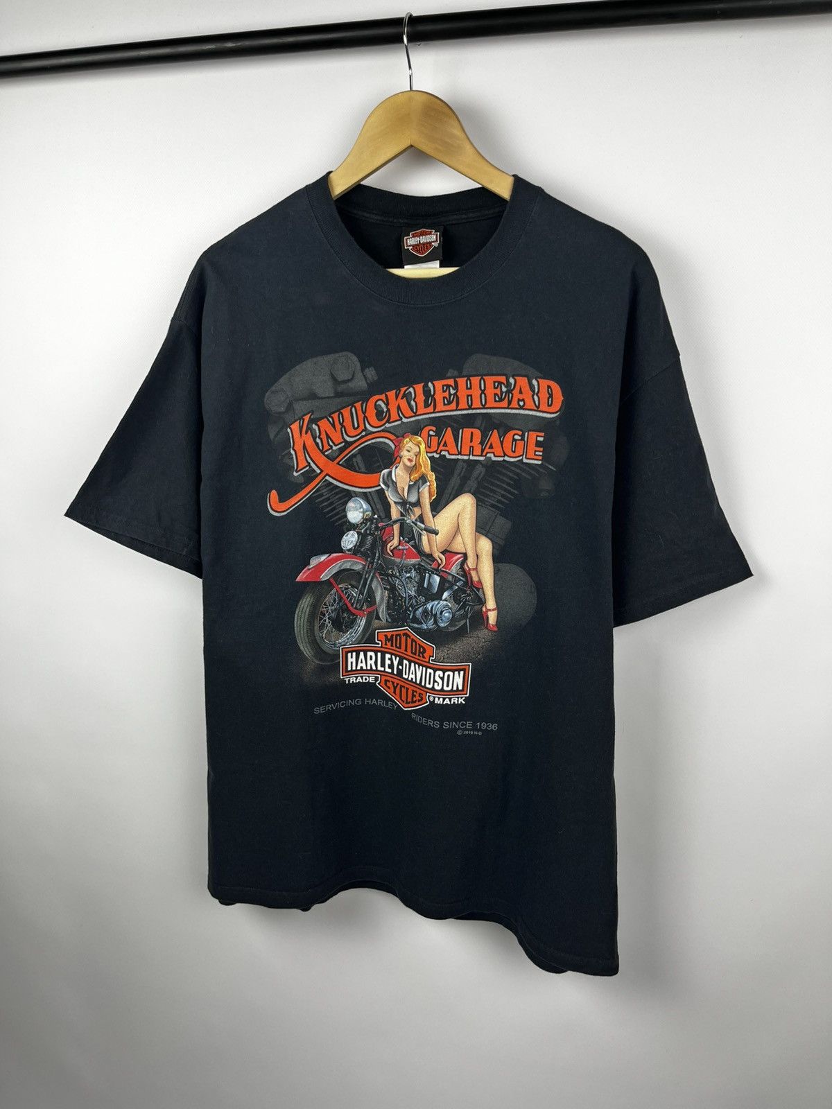 Harley Davidson Harley Davidson T-Shirt Knucklehead Garage Men's XL Size US XL / EU 56 / 4 - 1 Thumbnail