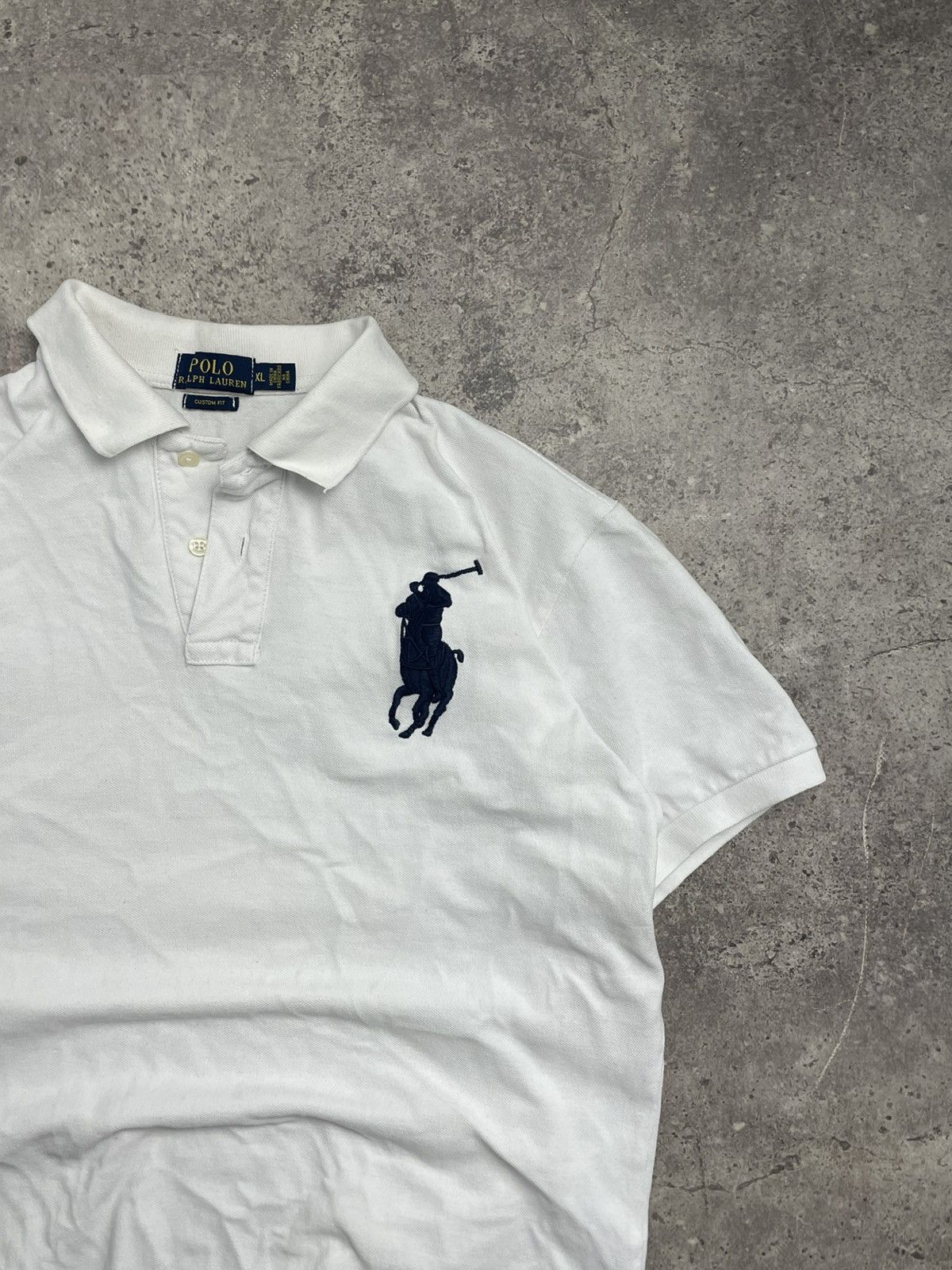 Polo Ralph Lauren Vintage Polo Ralph Lauren Number 3 Polo T-Shirt Size US XL / EU 56 / 4 - 2 Thumbnail