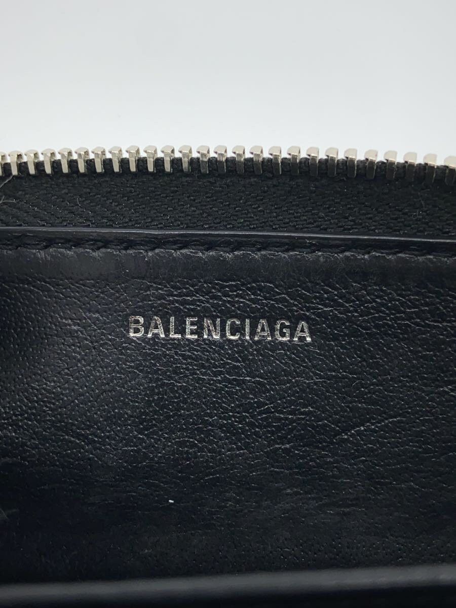 Balenciaga Balenciaga Leather Coin Case Black Size ONE SIZE - 3 Thumbnail