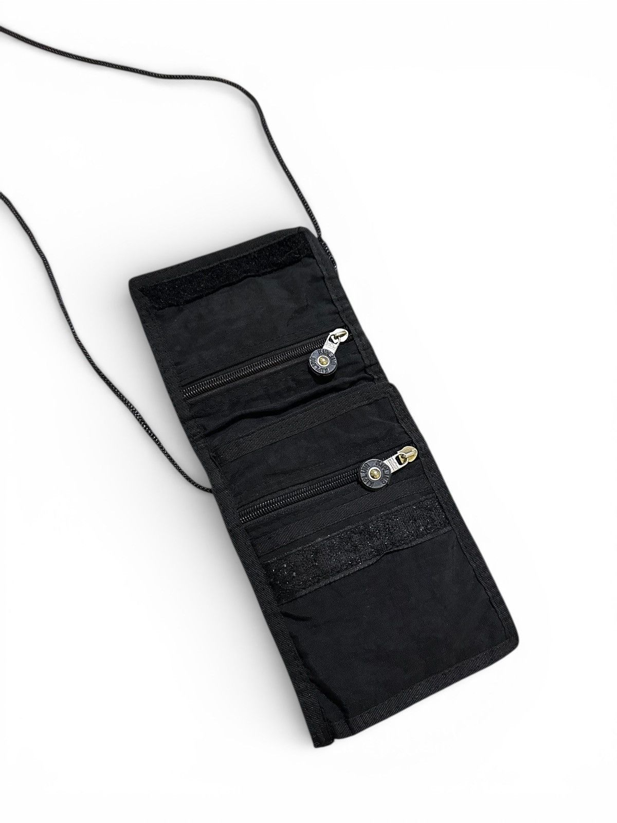 Japanese Brand Kipling Black Wallet Bag Compact With Monkey Size 19x13,5 cm Size ONE SIZE - 4 Thumbnail