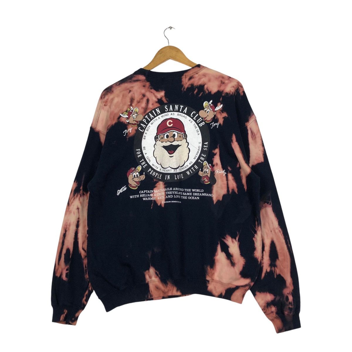 Japanese Brand Vintage Captain Santa Sweatshirt Tye Dye Medium Japanese Size US M / EU 48-50 / 2 - 1 Thumbnail