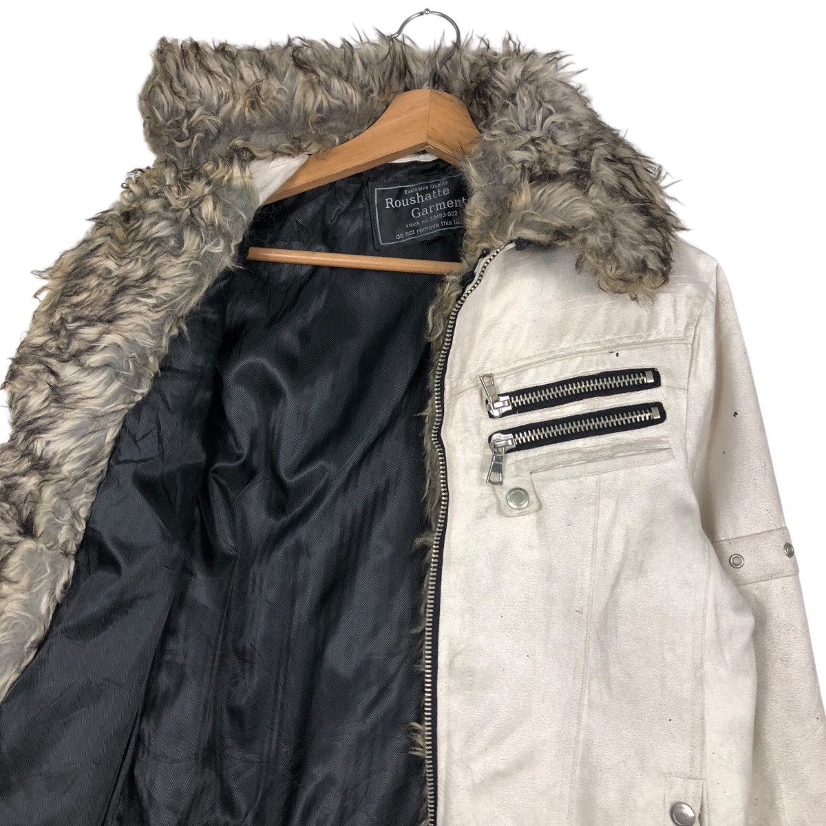 Japanese Brand 📌Biker Jacket Mink Fur Shearling Bondage Roushatte Garments Size US M / EU 48-50 / 2 - 13 Thumbnail
