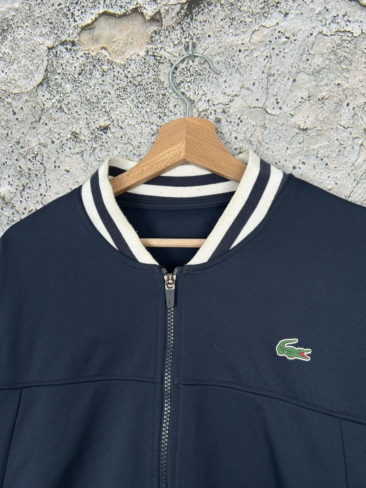 Other Lacoste Zip Sweatshirt Tracksuit Jacket Streetwear Drill Rap Size US L / EU 52-54 / 3 - 3 Thumbnail