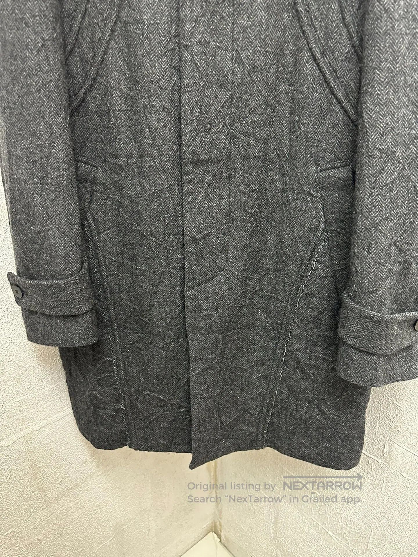 Yohji Yamamoto yohji yamamoto wool coat with unique design. Size US L / EU 52-54 / 3 - 4 Thumbnail