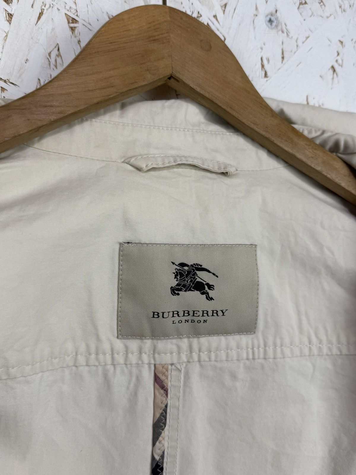 Burberry Burberry London Lightweight Cotton Coat Belted Jacket Beige Size S / US 4 / IT 40 - 10 Thumbnail