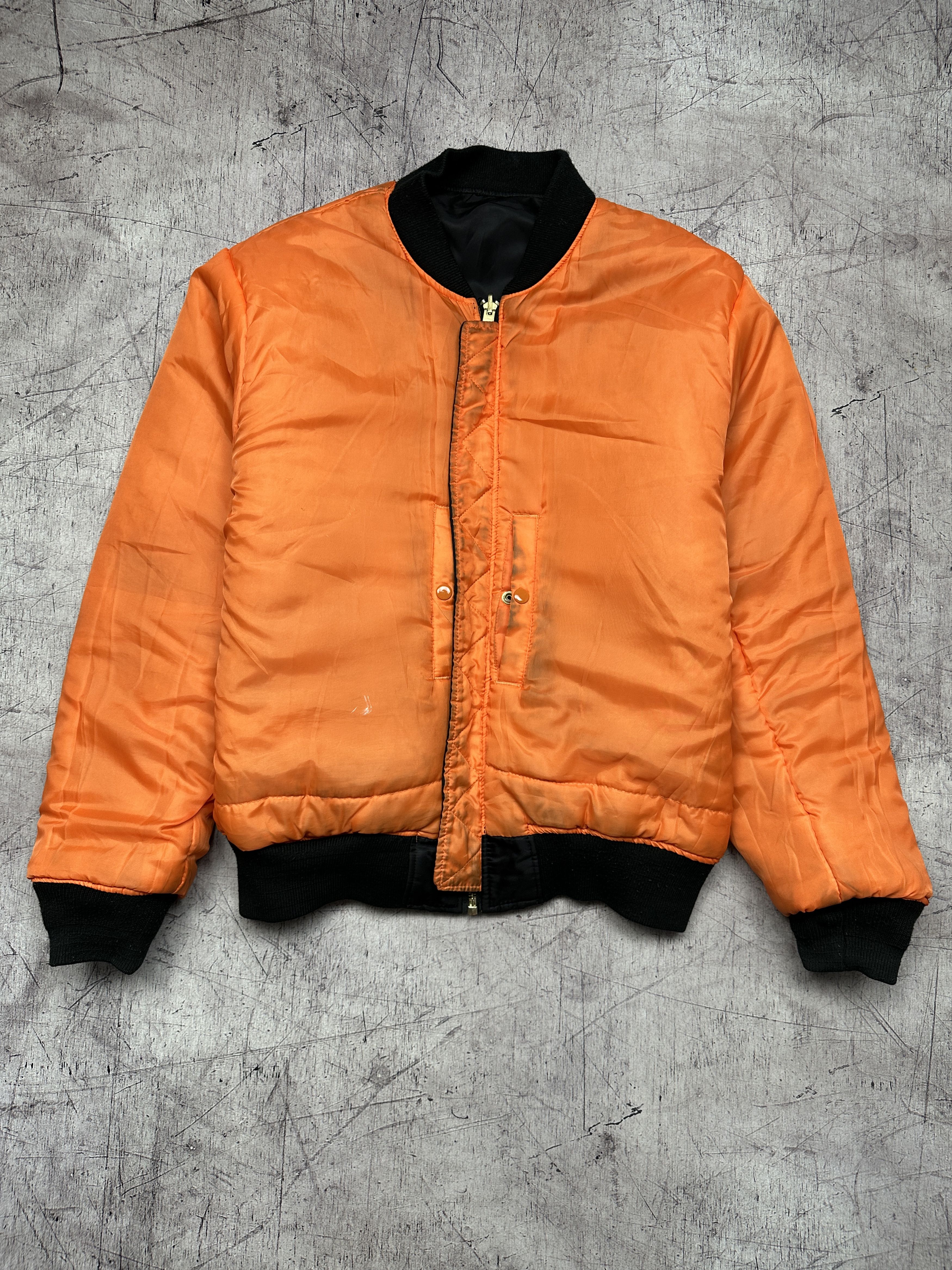 Vintage Vintage MA 1 Bomber Jacket Military Flyers Nylon Size US L / EU 52-54 / 3 - 8 Thumbnail