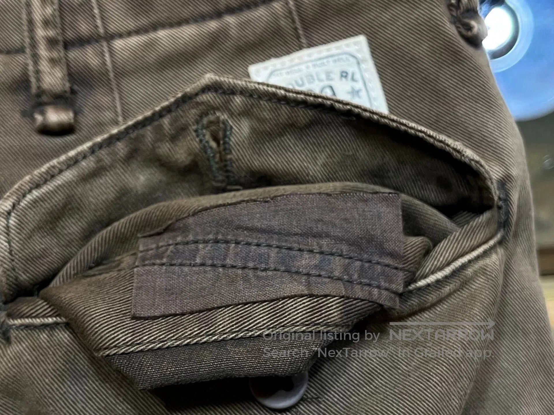 RRL Ralph Lauren classic double rl casual pants for men. Size US 28 / EU 44 - 6 Thumbnail