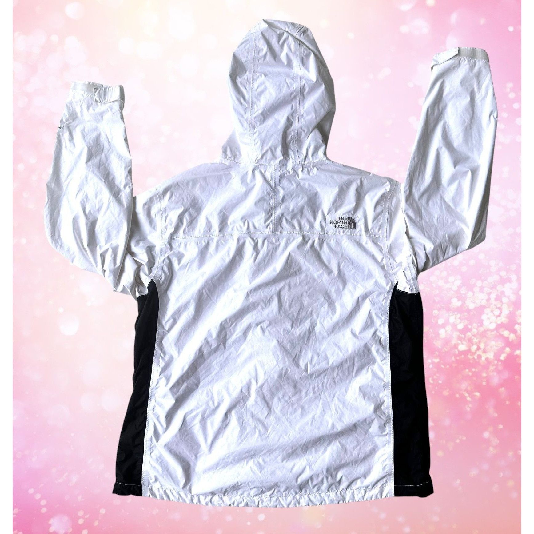 The North Face North Face Womens Hyvent Rain Jacket Ladies XL White Black H Size XL / US 12-14 / IT 48-50 - 3 Thumbnail