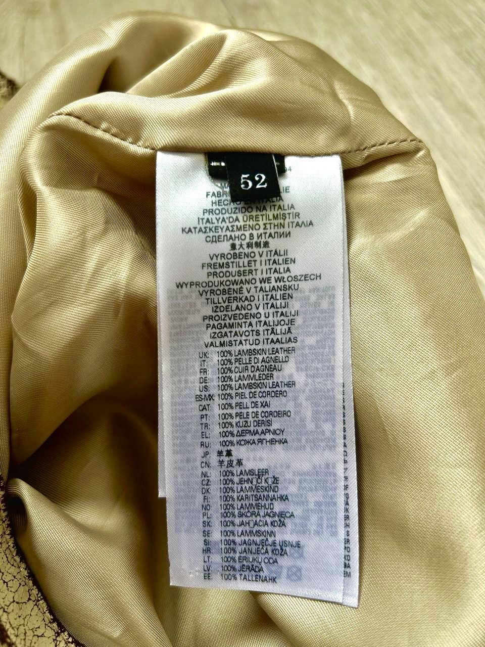 Diesel DIESEL P-ALAN CRACKED GOLD COATED DISTRESSED LEATHER PANTS Size US 36 / EU 52 - 12 Thumbnail