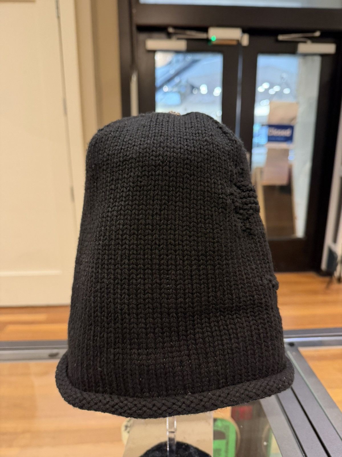 Chrome Hearts Chrome Hearts Oversized Cashmere Beanie - Black Size ONE SIZE - 2 Thumbnail