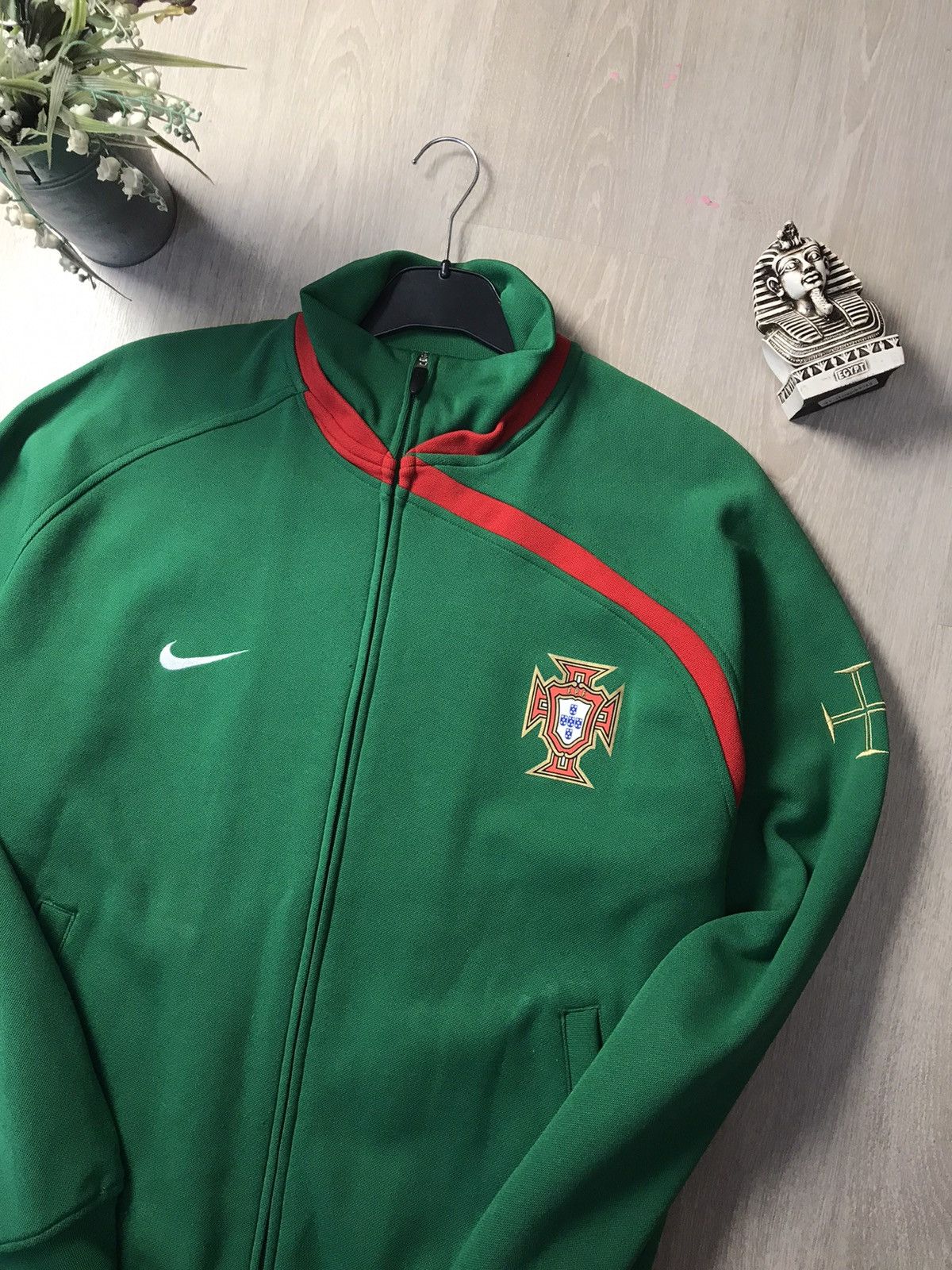 Nike × Vintage Nike Y2K Portugal 🇵🇹 track jacket Size US XL / EU 56 / 4 - 2 Thumbnail