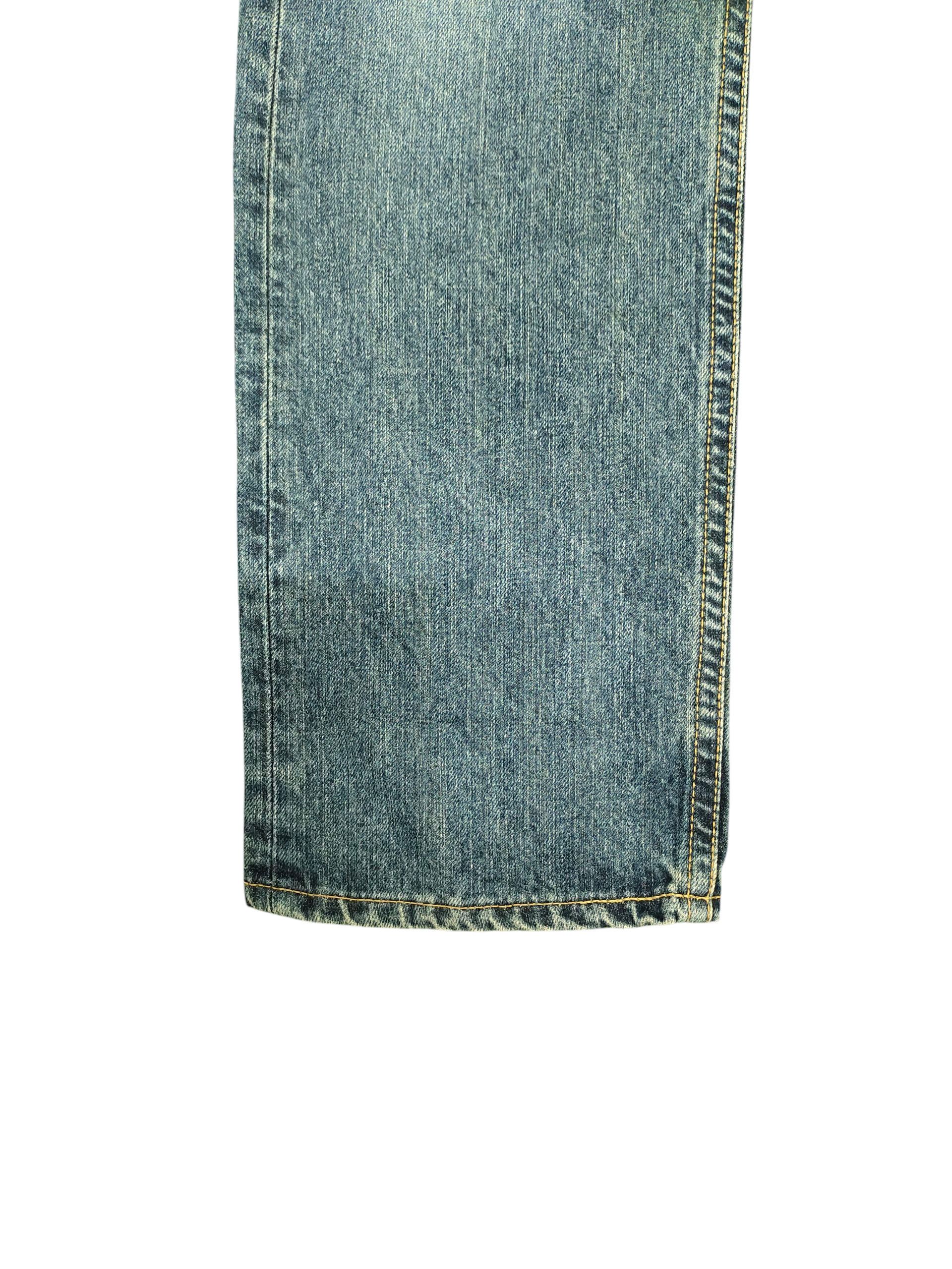 Number (N)ine × Undercover Vintage Edwin Xv Clawmark Distress Faded Denim Jeans Size US 32 / EU 48 - 6 Thumbnail