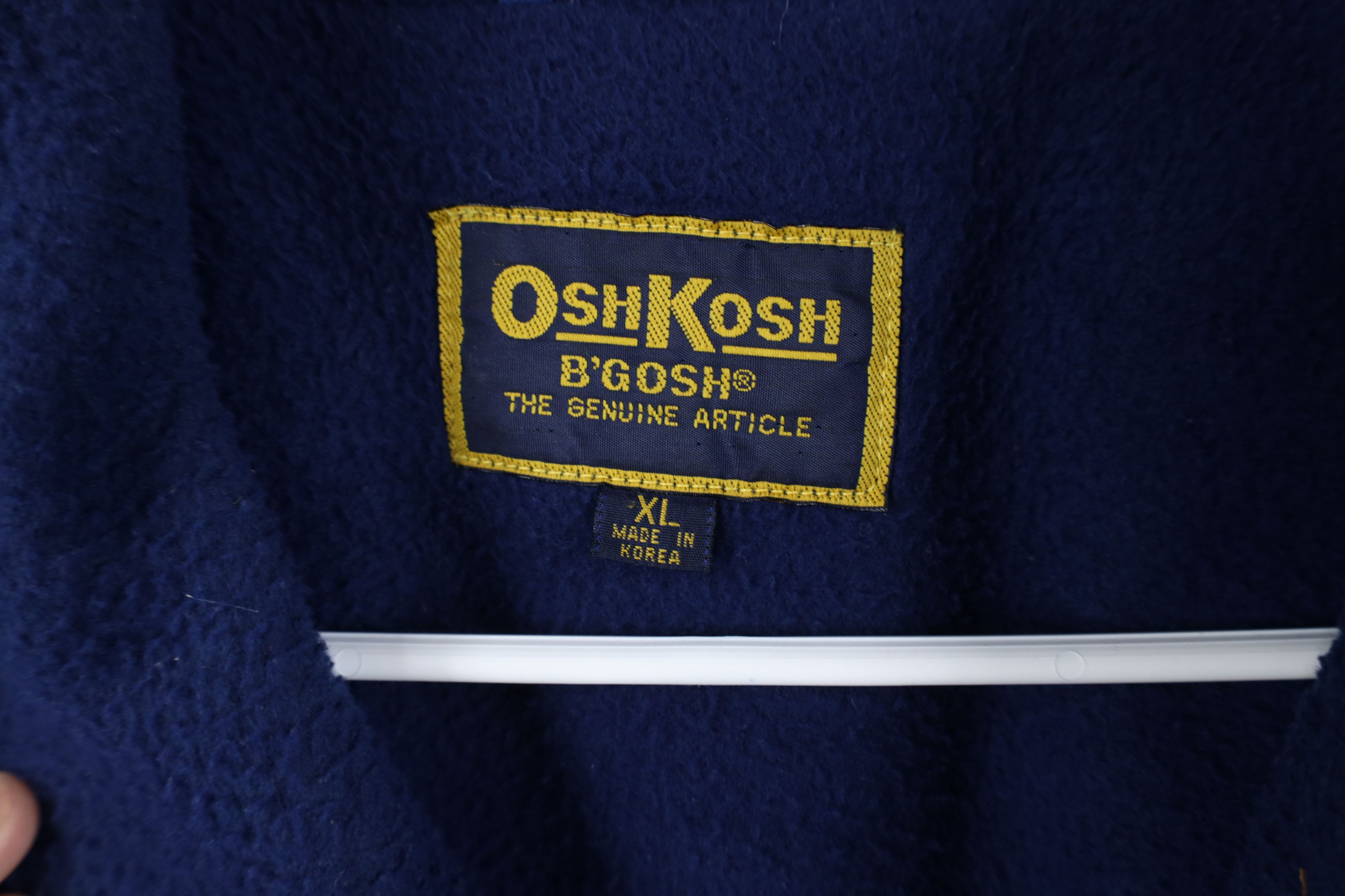 Vintage Vintage 90s OshKosh B'Gosh Spell Fleece Lined Vest Jacket Size US XL / EU 56 / 4 - 9 Thumbnail