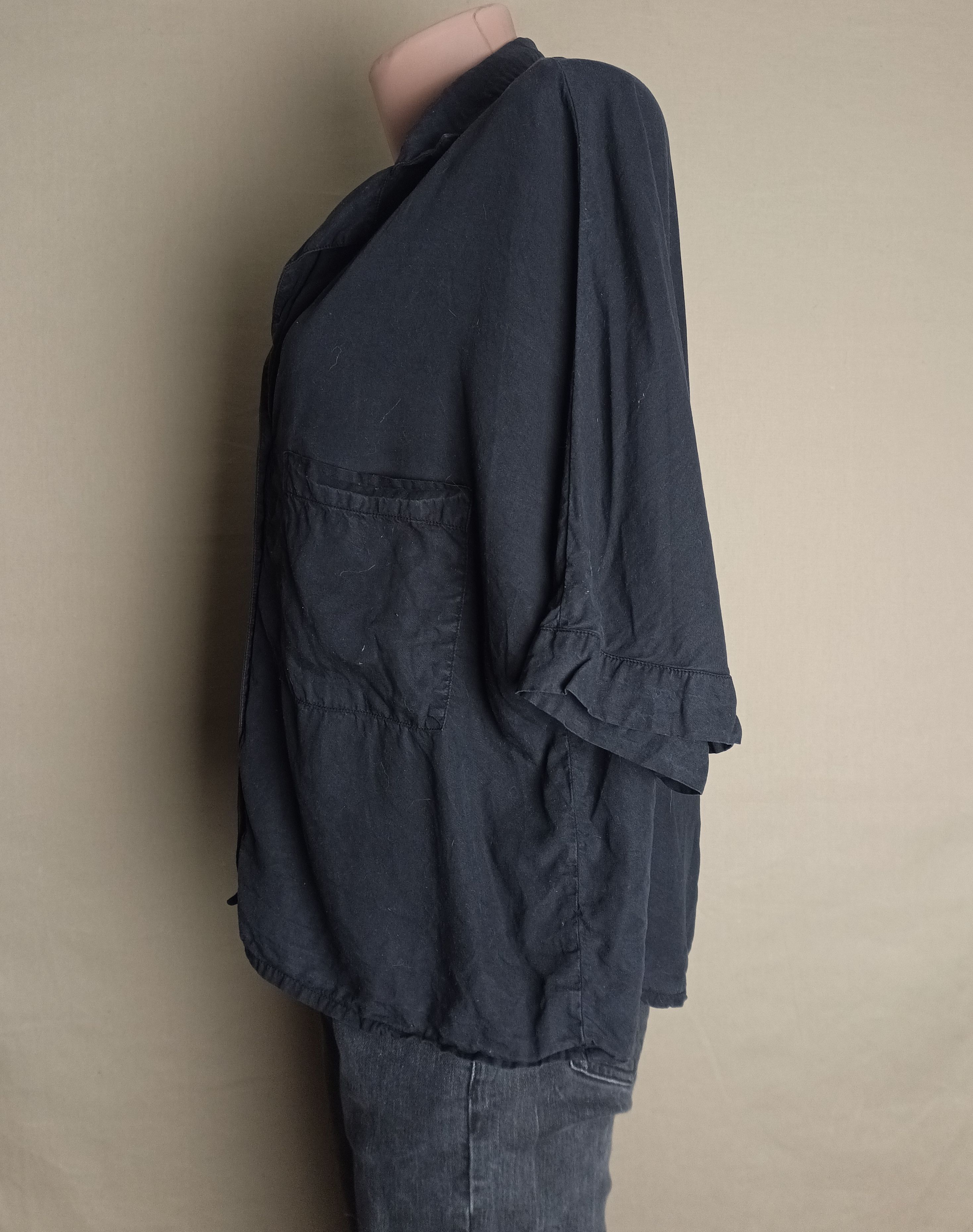 Designer MIKUTA The Dark CO-ORD Lyocell Shirt Blouse Size M Size M / US 6-8 / IT 42-44 - 8 Thumbnail