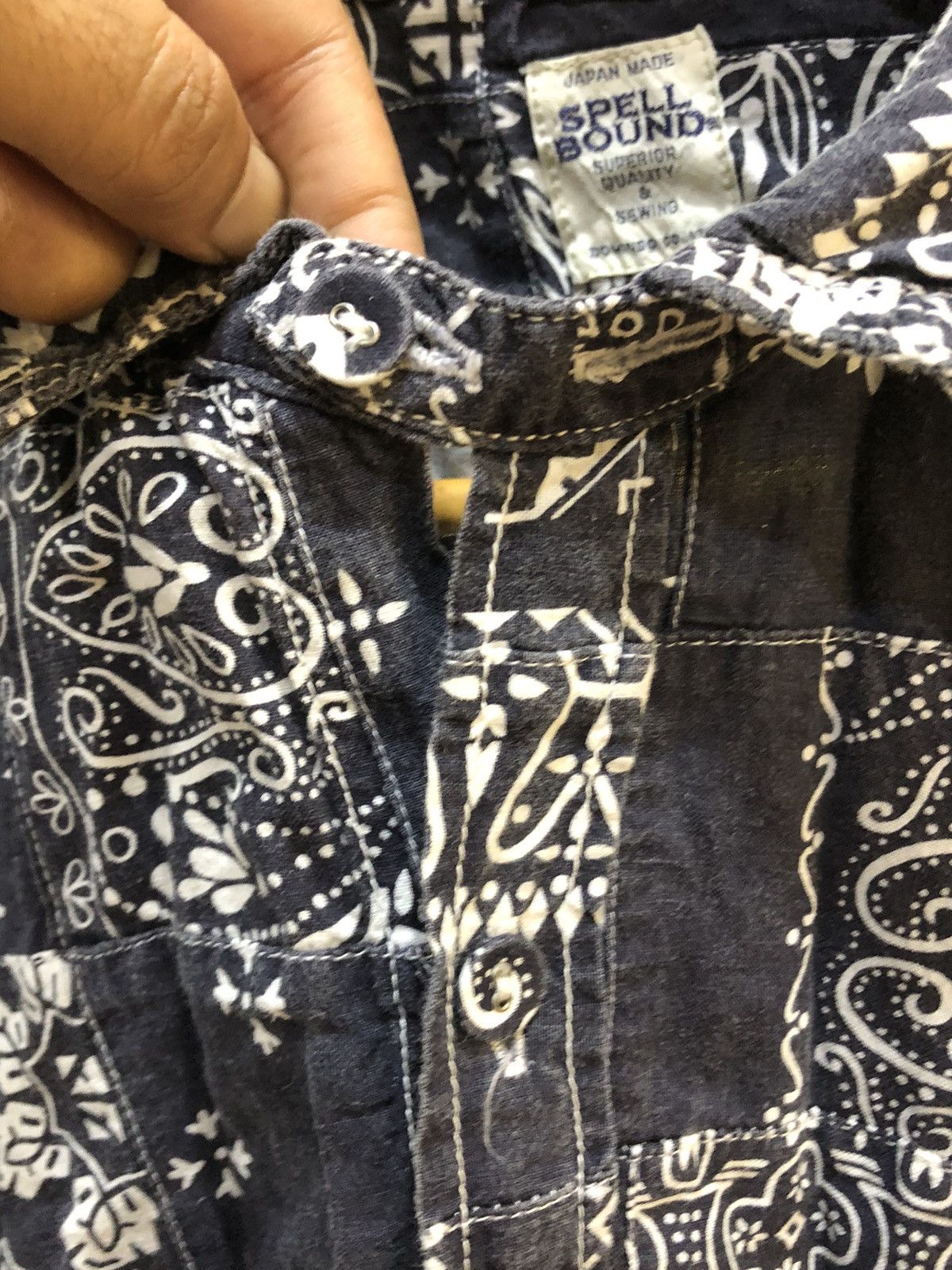 Kapital SpellBound Domingo Patchwork Bandana Half Sleeve Shirt Size US L / EU 52-54 / 3 - 12 Thumbnail