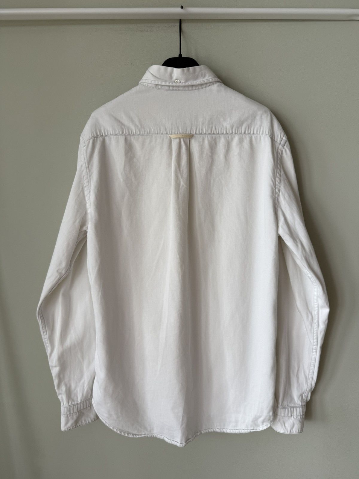 Acne Studios Acne Studios Isherwood den white ls shirt pop classic Size US M / EU 48-50 / 2 - 2 Thumbnail