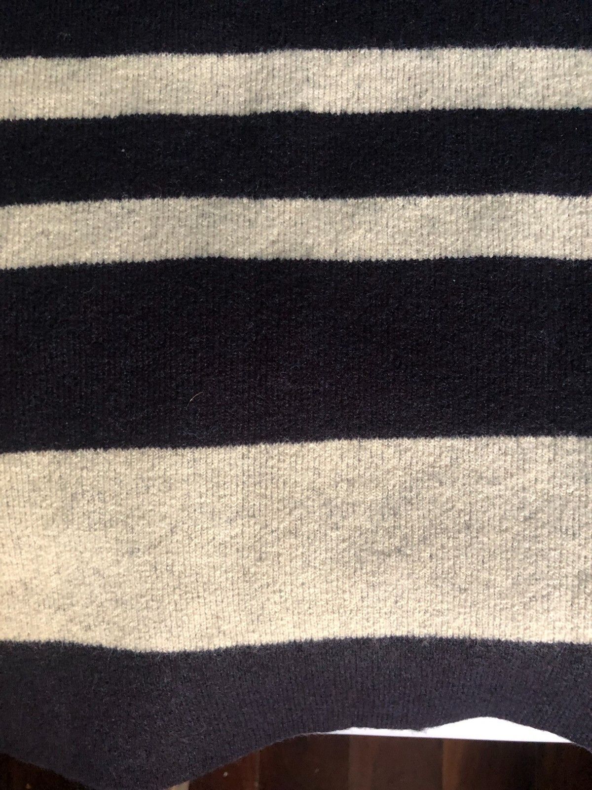 Marina Rinaldi Marina Sport by Rinaldi Navy White Stripes Pea Coat Size XL / US 12-14 / IT 48-50 - 6 Thumbnail