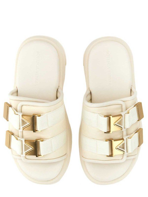 Bottega Veneta o1s1rm0126 Flash Sandal in Beige Size US 8 / EU 41 - 2 Thumbnail