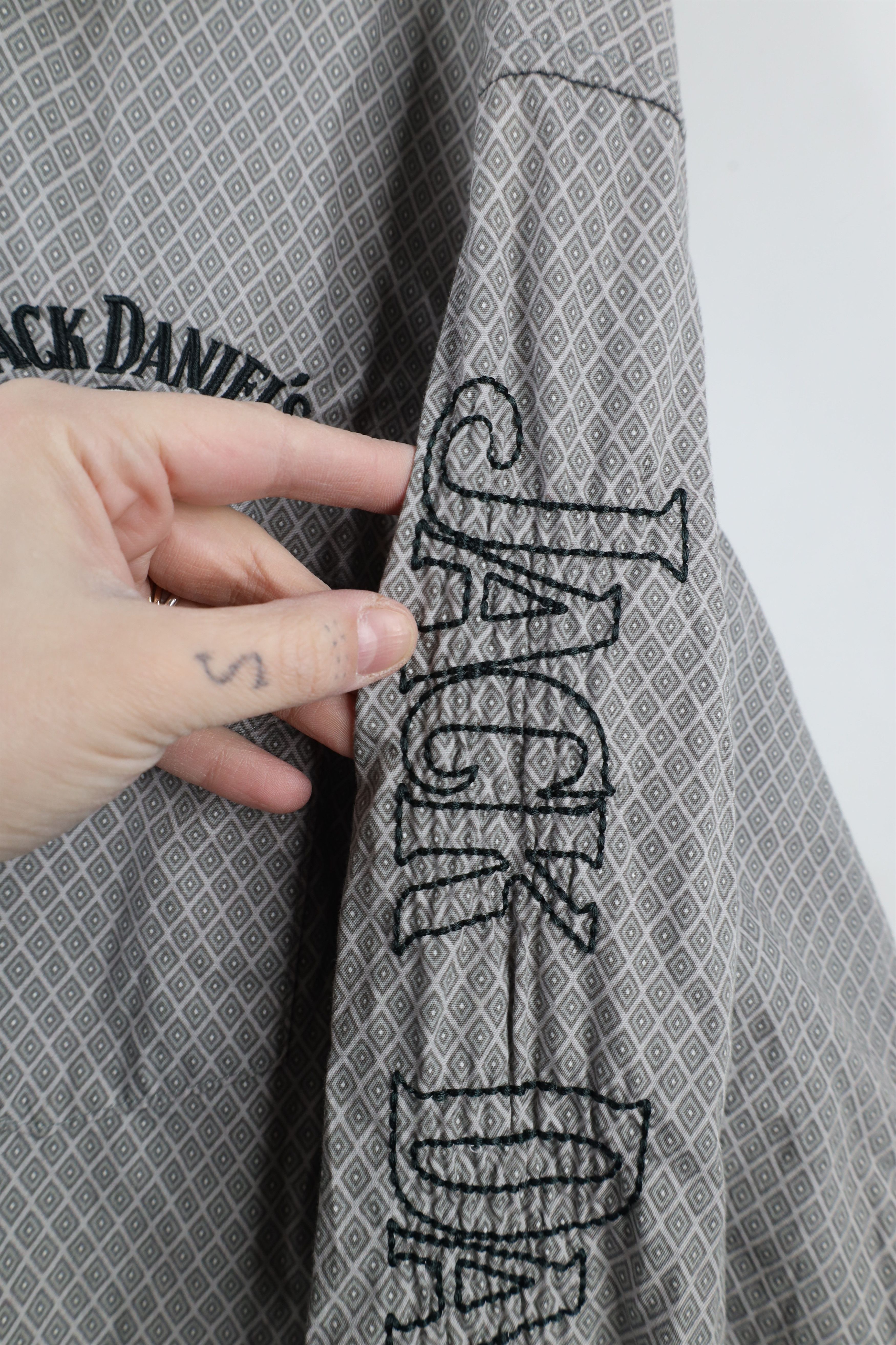 Vintage × Wrangler Vintage Wrangler x Jack Daniels Diamond Snap Button Shirt Size US XXL / EU 58 / 5 - 4 Thumbnail