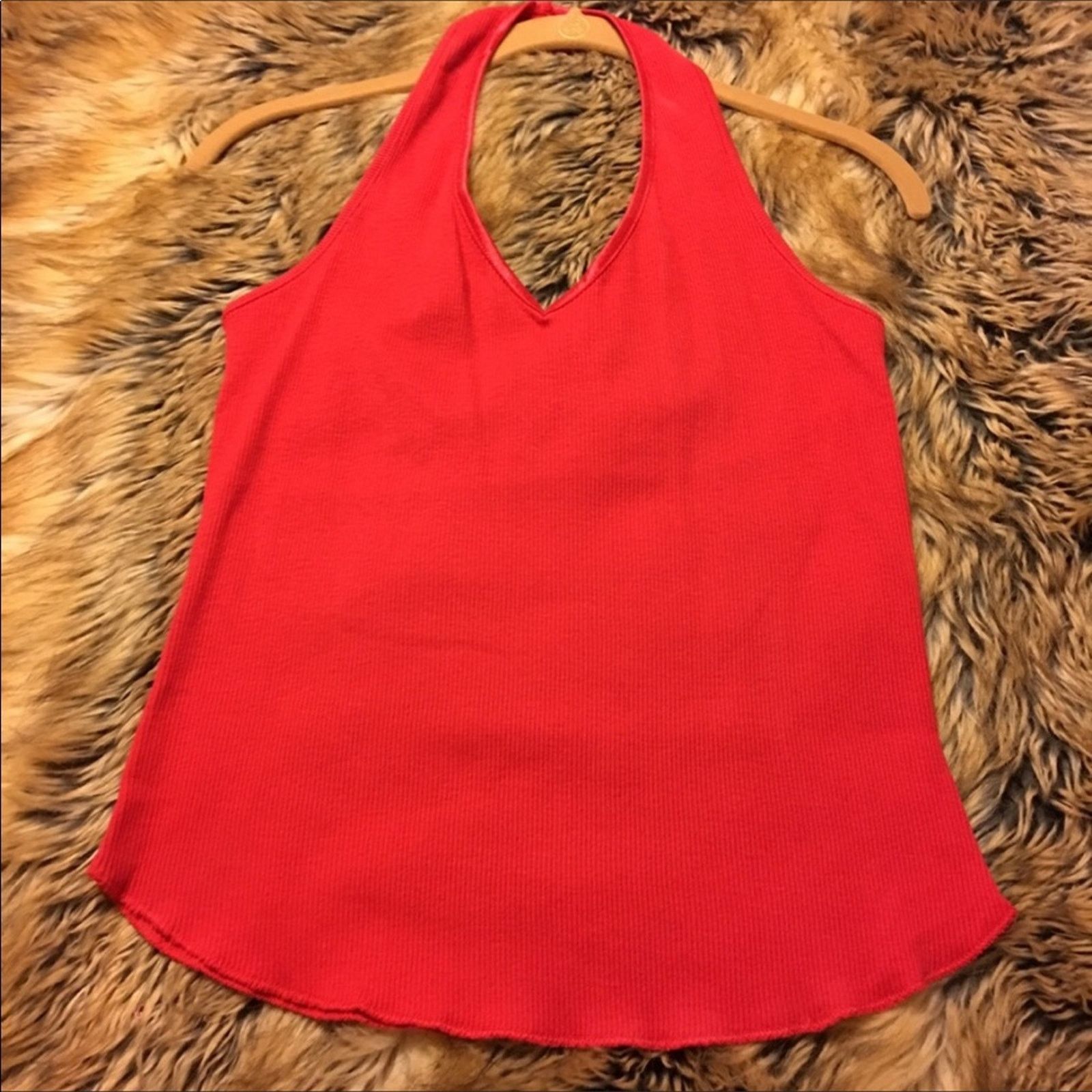 Other Spiegel classic red light rib knit halter top Size M / US 6-8 / IT 42-44 - 6 Thumbnail