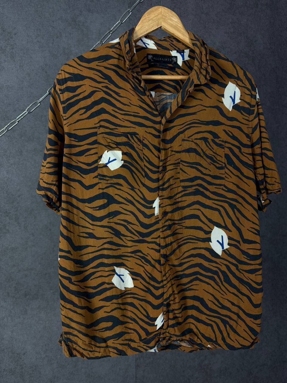 Allsaints Allsaints art crazy hawaiian shirt Size US S / EU 44-46 / 1 - 3 Thumbnail