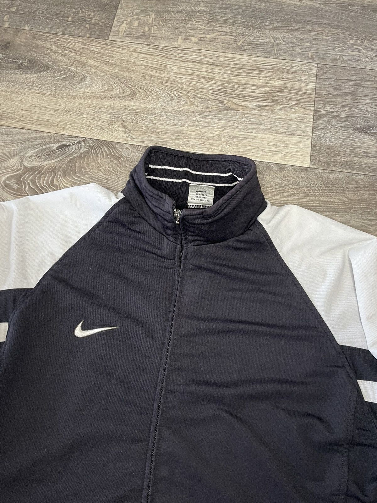 Nike × Vintage Zip-hoodie Nike very rare vintage zip 1990 Size US L / EU 52-54 / 3 - 2 Thumbnail