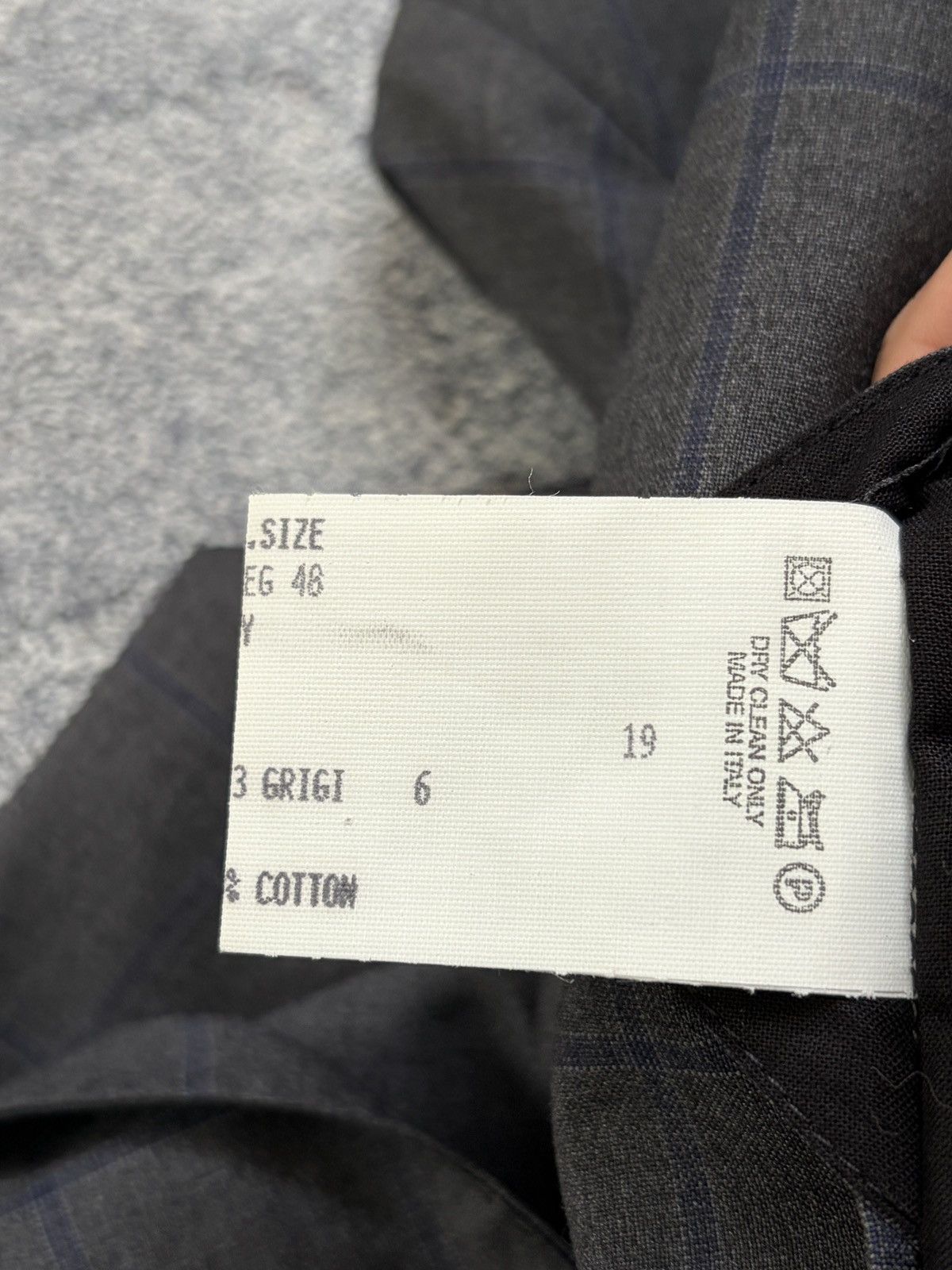 Boggi Boggi Milano x Reda Super 110s Grey Plaid Blazer 48 Size 38R - 8 Thumbnail
