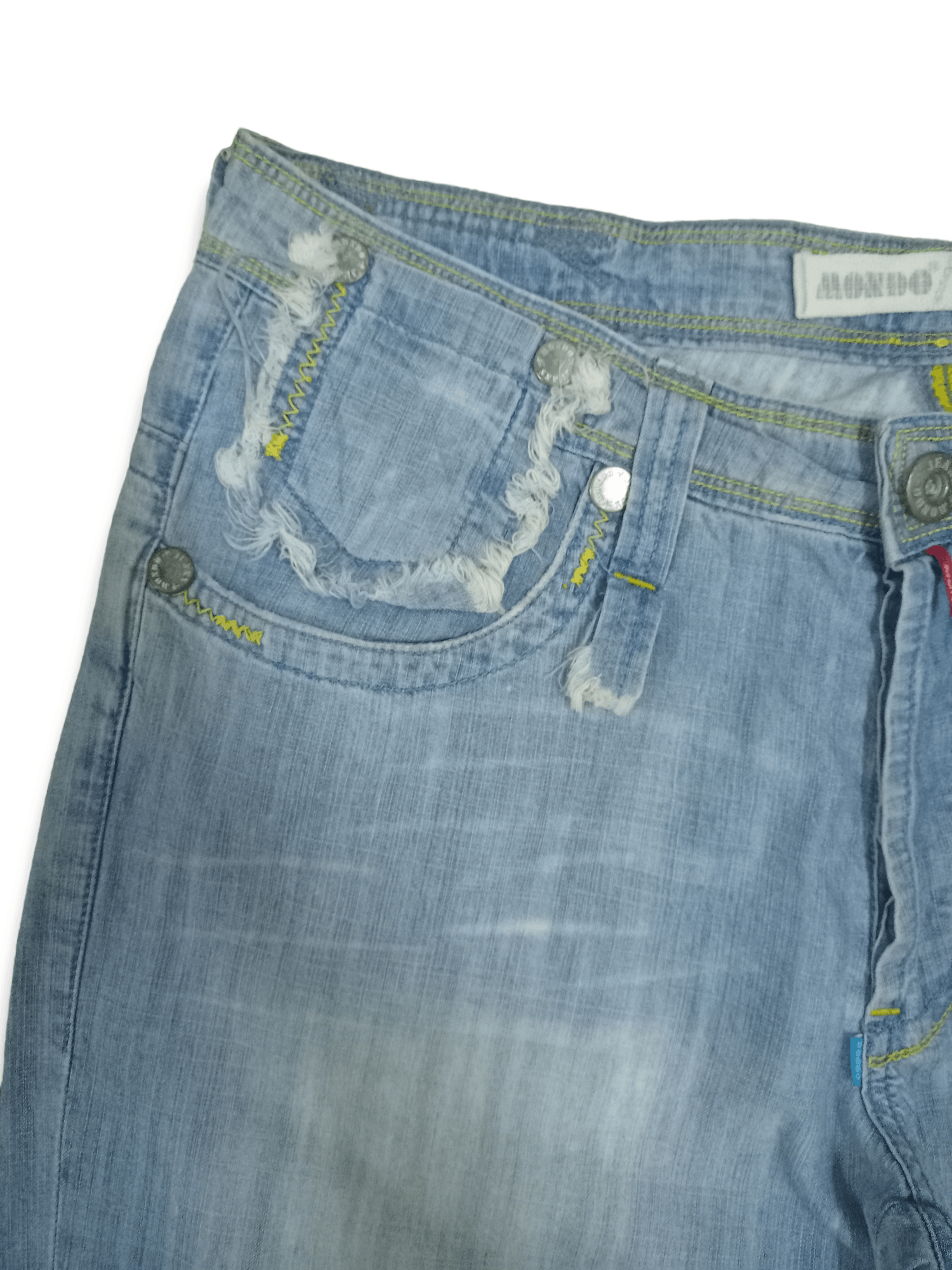 Other Vintage Mondo Jeans Light Wash Baggy Denim Pants Size US 33 - 6 Thumbnail