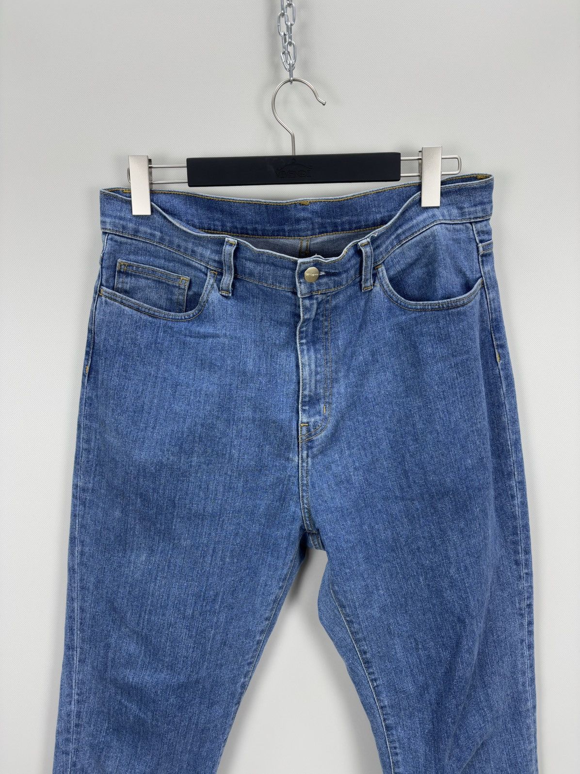 Carhartt Mens jeans Carhartt Size 33x32 Color Blue Size US 33 - 3 Thumbnail