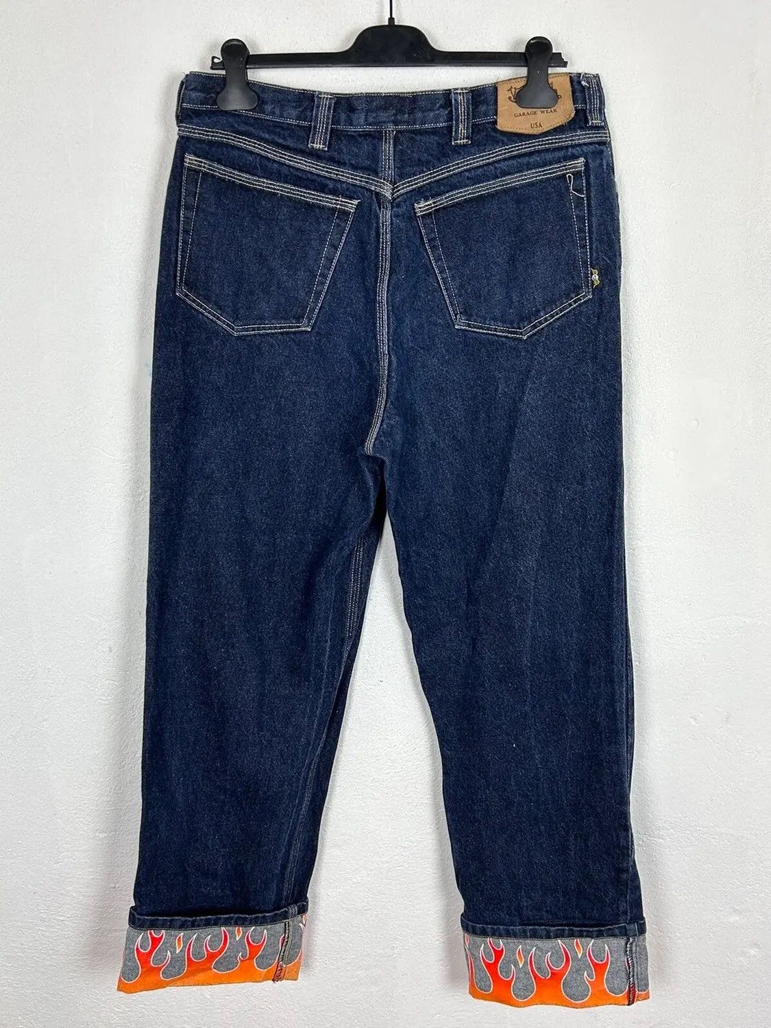 Christian Audigier Vintage Von Dutch Flame Design Rare Jeans In Size 36 Size US 36 / EU 52 - 1 Thumbnail
