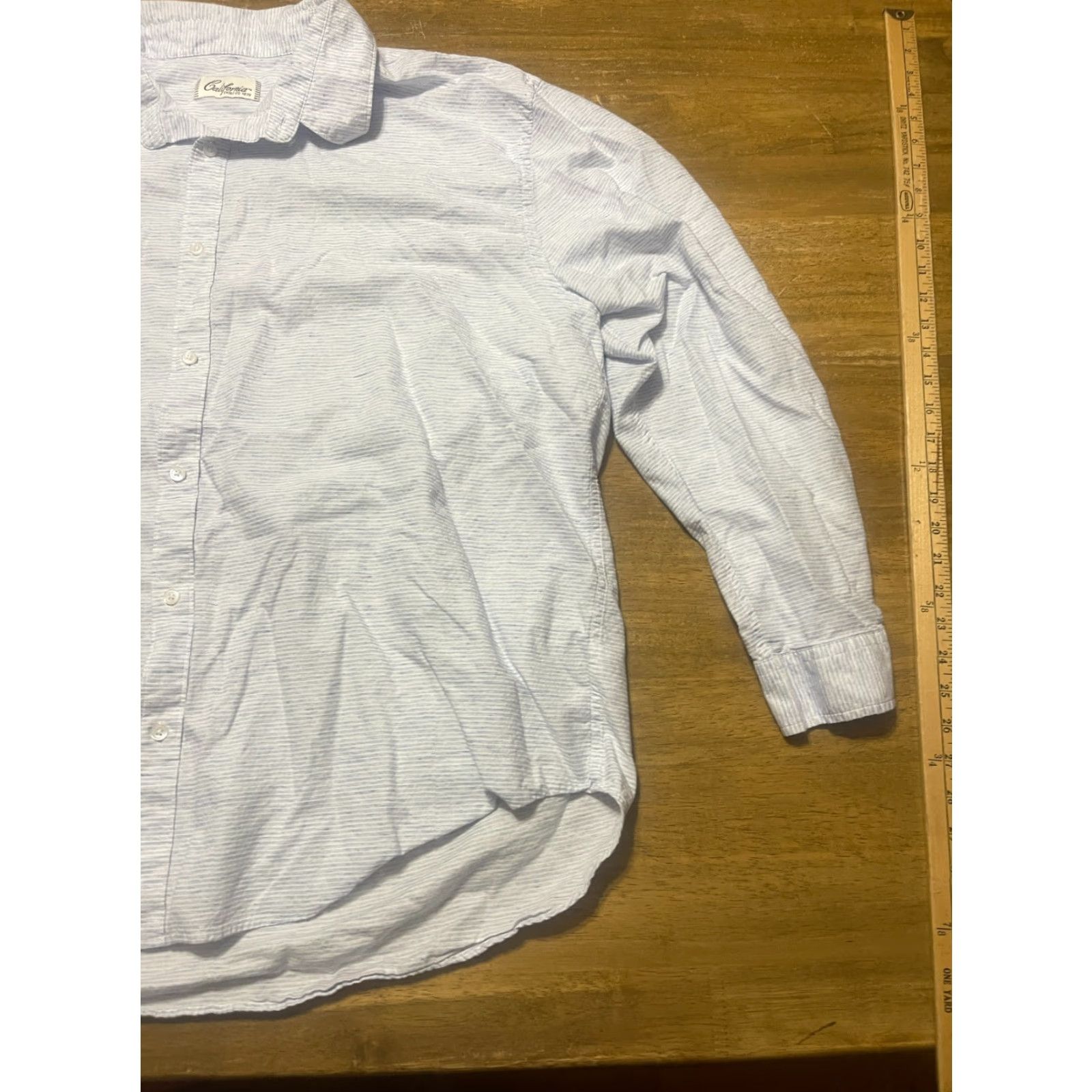 Vintage California Shirt Co. Shirt Men 3XL Blue Long Sleeve Button-Up Shirt Size US XXL / EU 58 / 5 - 4 Thumbnail